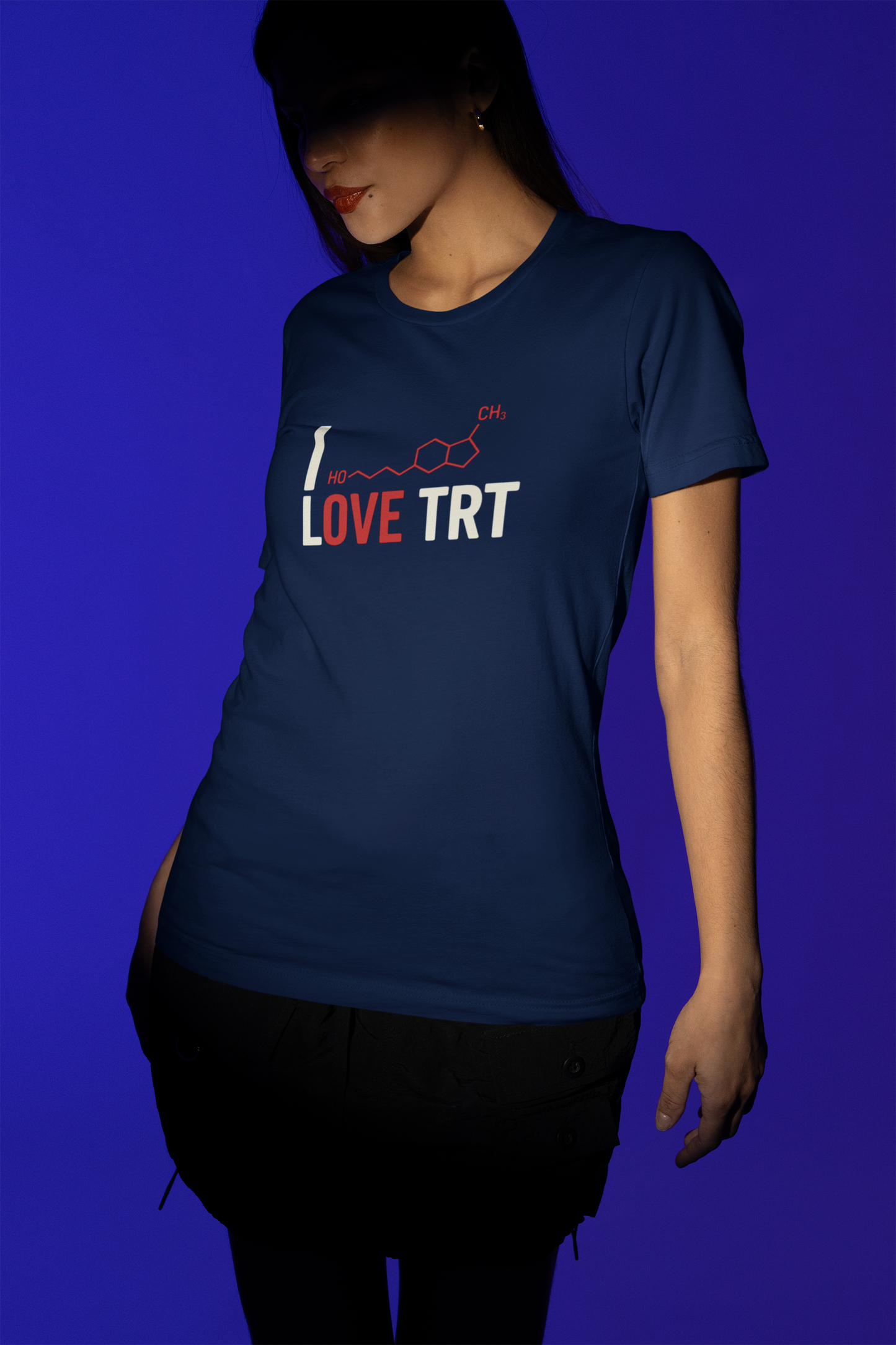 I Love TRT Unisex Heavy Cotton T-Shirt | Bodybuilding & Science Gift