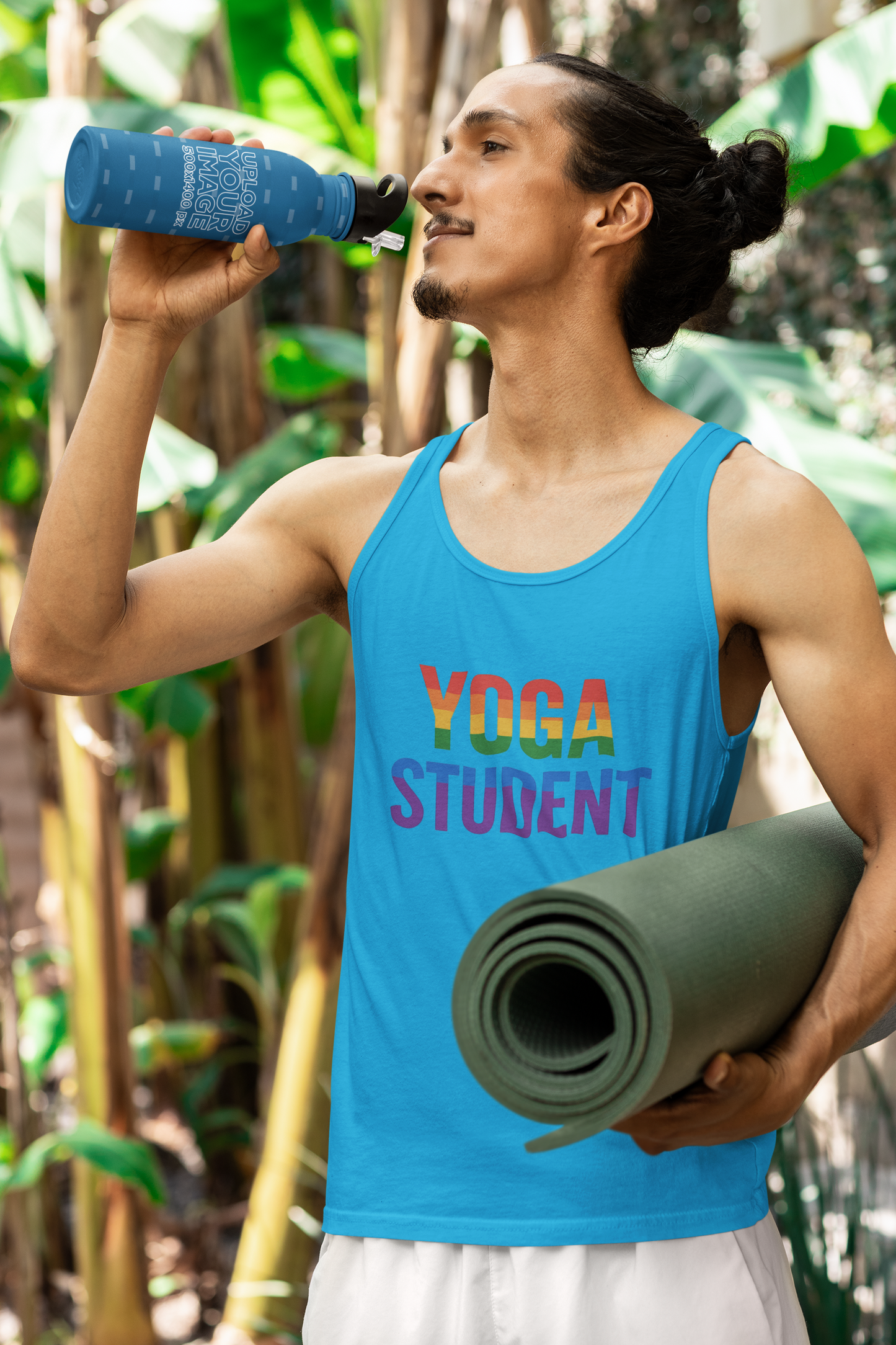 Rainbow Yoga Tank Top | Unisex Pride Fitness Tee, LGBTQ+ Apparel