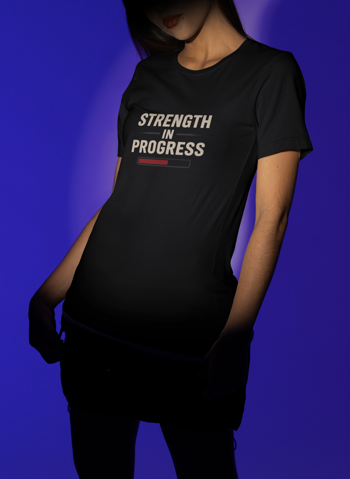Motivational Unisex T-Shirt: "Strength in Progress" Fitness Shirt