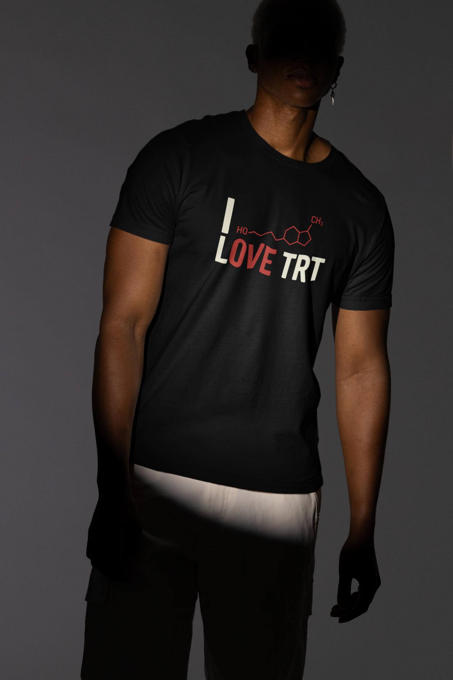 I Love TRT Unisex Heavy Cotton T-Shirt | Bodybuilding & Science Gift