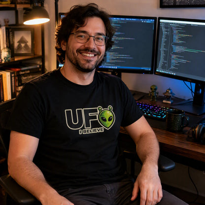 UFO I Believe Alien Graphic T-Shirt