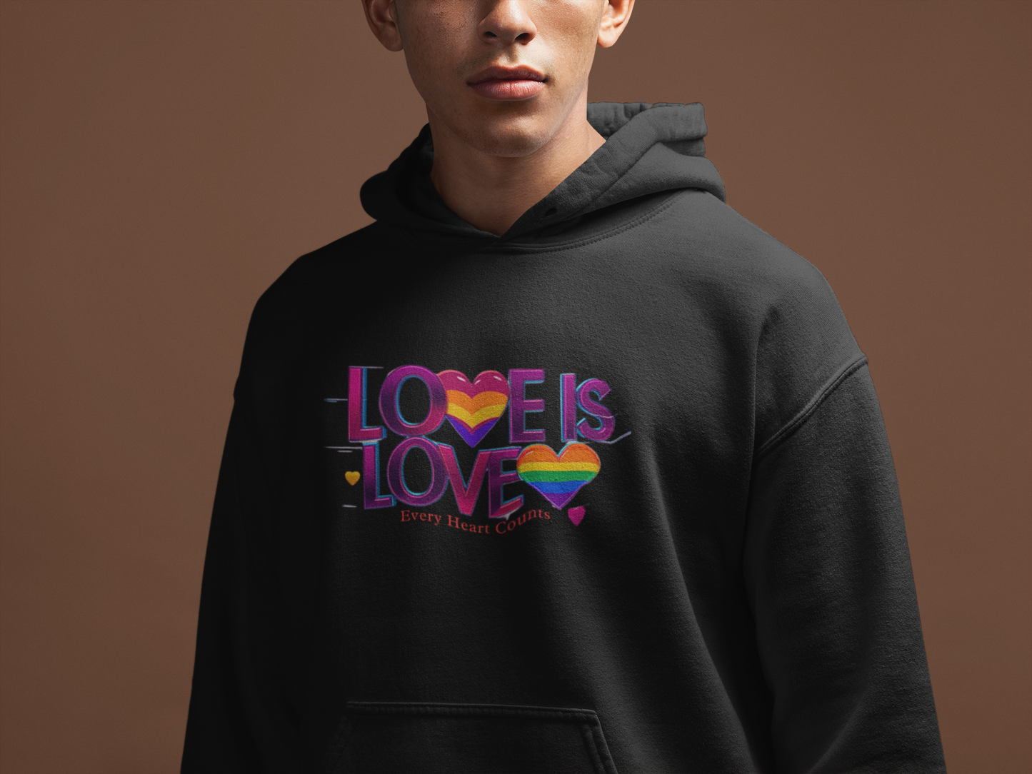 Love is Love Pride Fleece Hoodie | Unisex LGBTQ+ Apparel