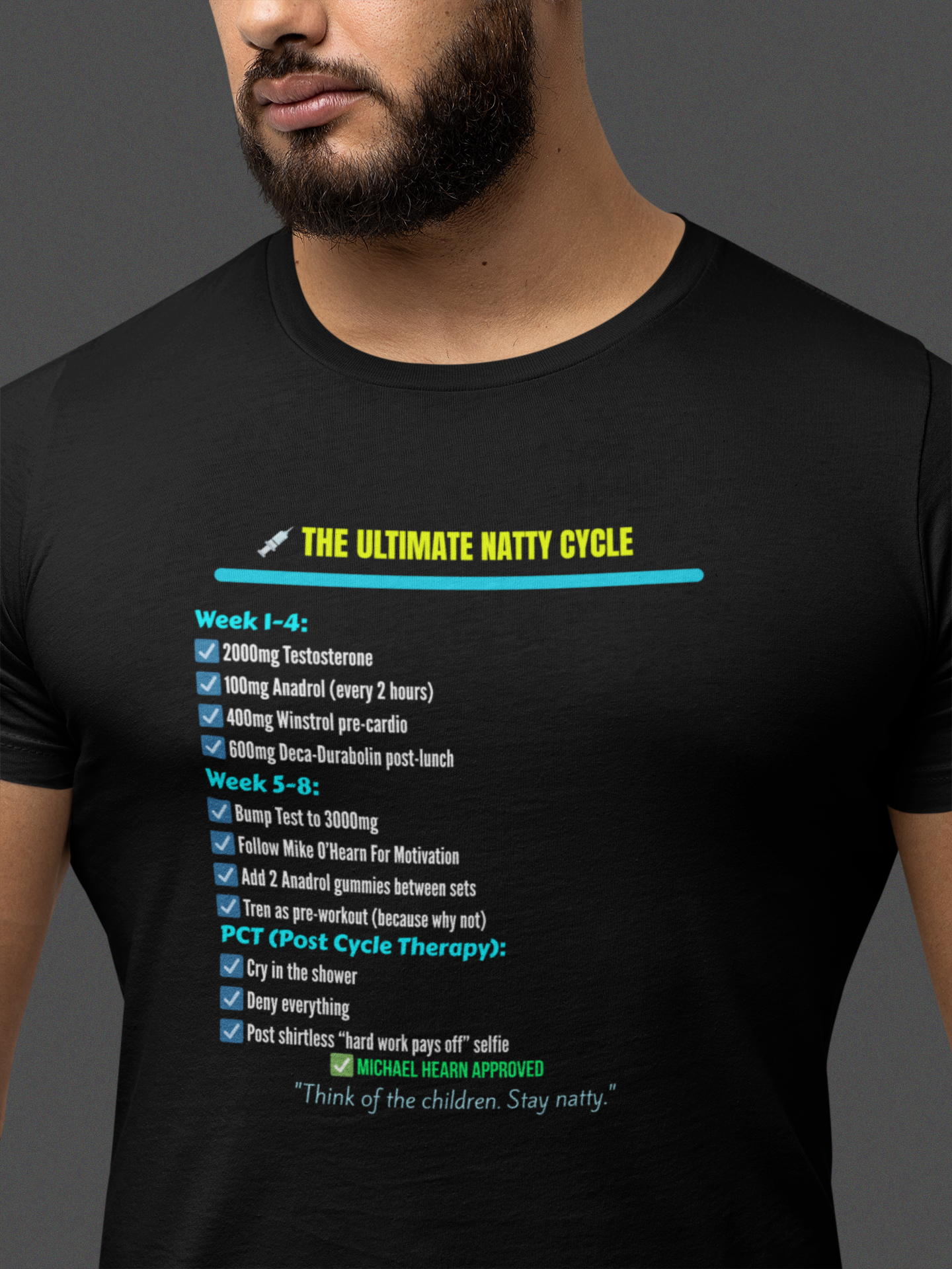 The Ultimate Natty Cycle Tee - Funny Fitness Unisex Short Sleeve Shirt