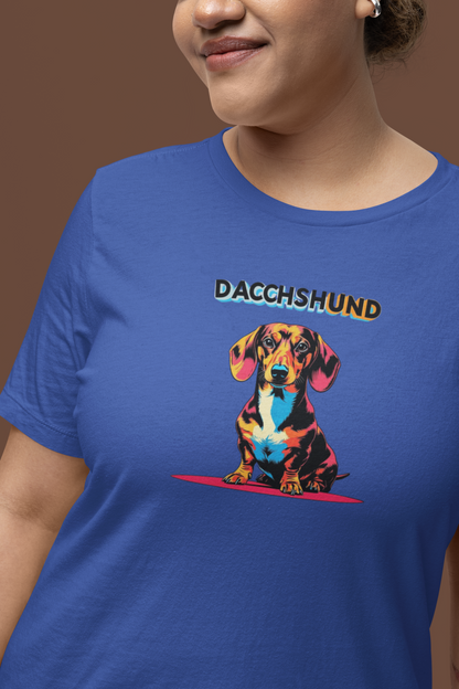Colorful Dachshund T-Shirt | Unisex Dog Lover Gift & Pet Owner Tee