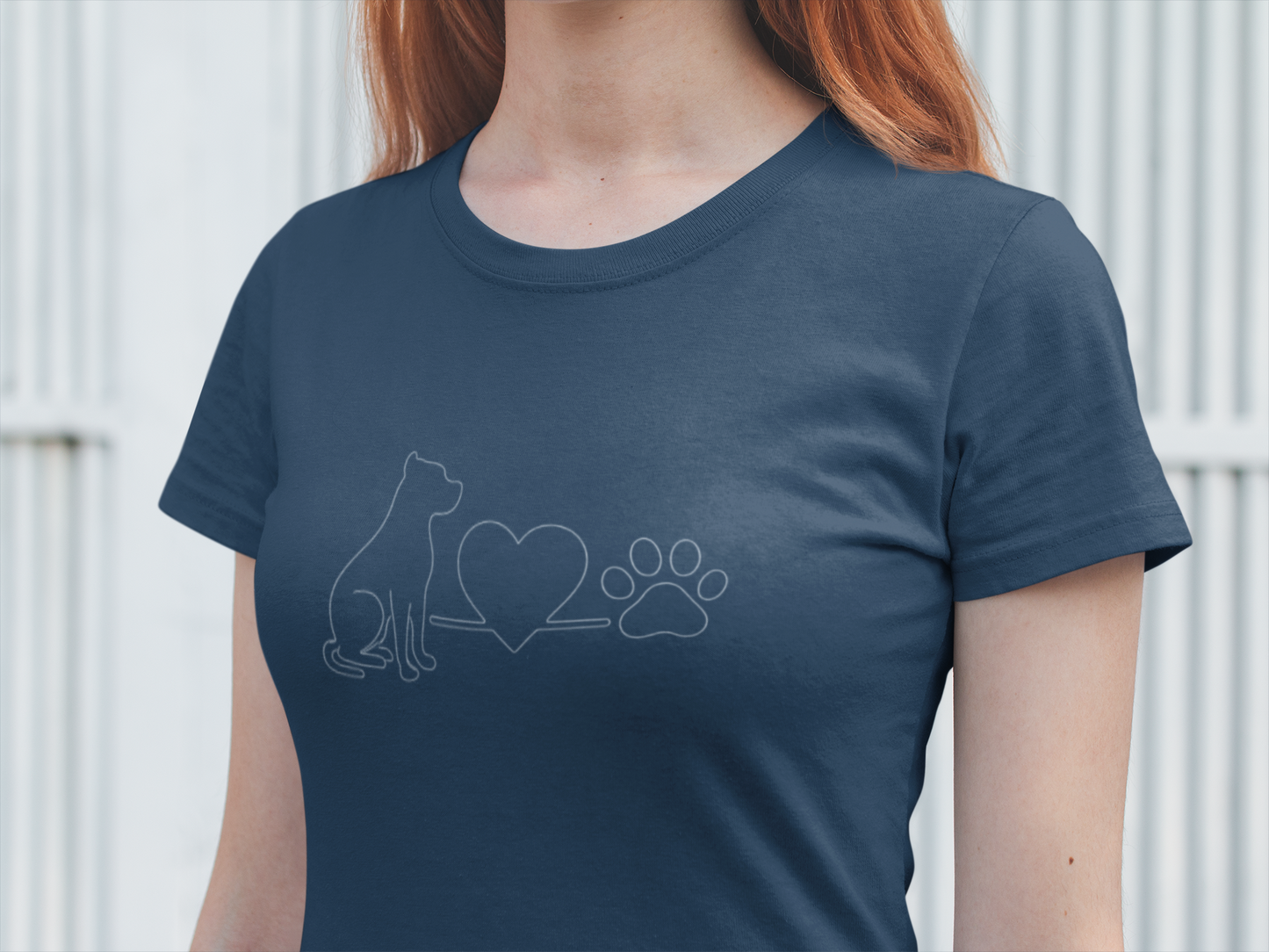 Pit Bull Dog Lover Boyfriend Tee | Women's Graphic Animal Shirt & Pet Parent Gift