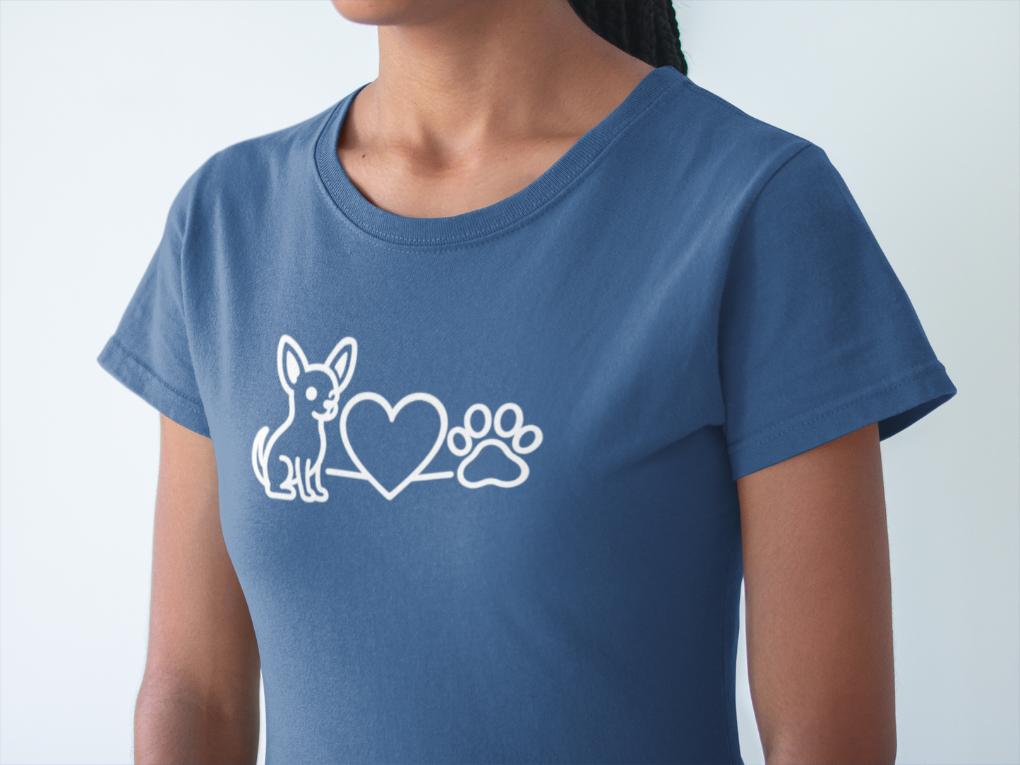 Charming Chihuahua Graphic T-Shirt | Cute Dog Mom & Pet Lover Gift