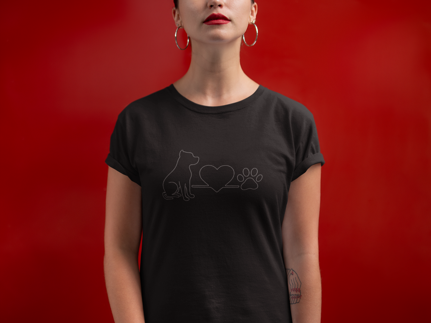 Pit Bull Dog Lover Boyfriend Tee | Women's Graphic Animal Shirt & Pet Parent Gift