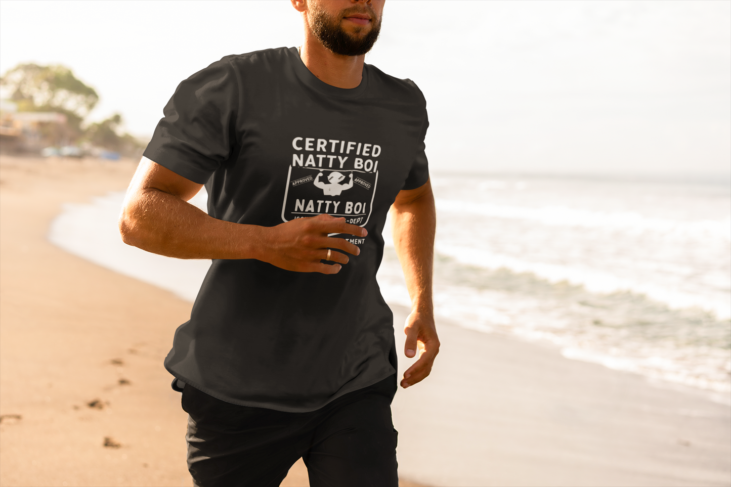 Certified Natty Boi Funny T-Shirt | Unisex Fitness & Gym Gift