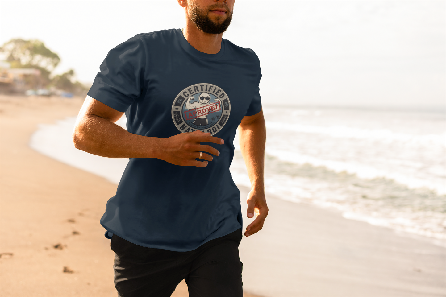 Certified Natty Boi Funny T-Shirt | Unisex Fitness & Gym Gift