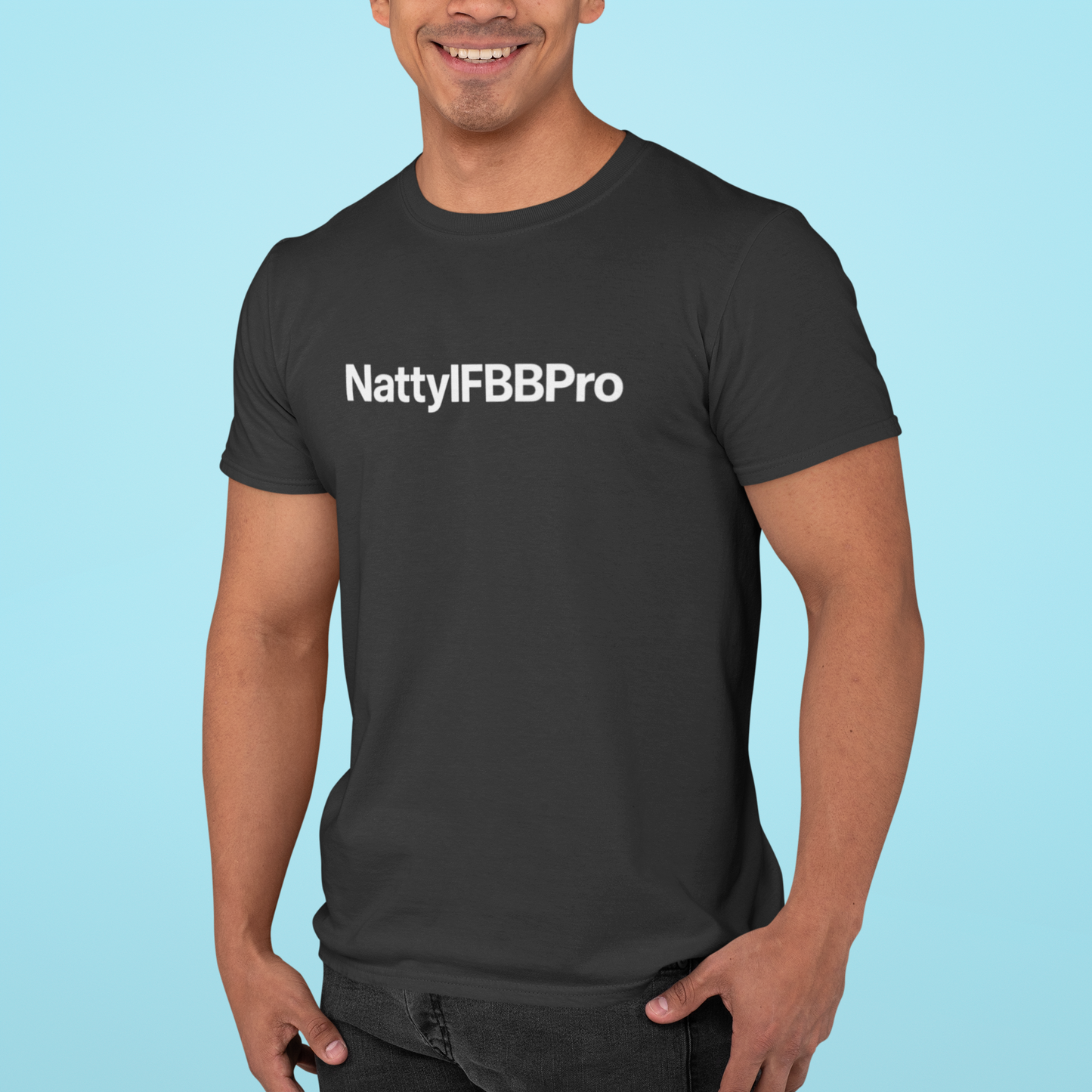 Natty IFBB Pro Unisex T-Shirt Minimalist Gym Tee