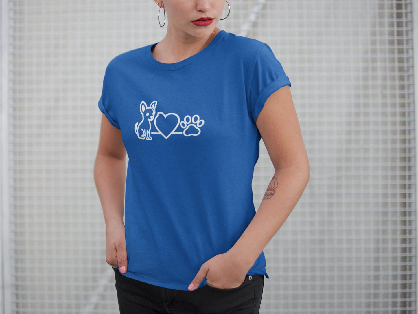 Charming Chihuahua Graphic T-Shirt | Cute Dog Mom & Pet Lover Gift