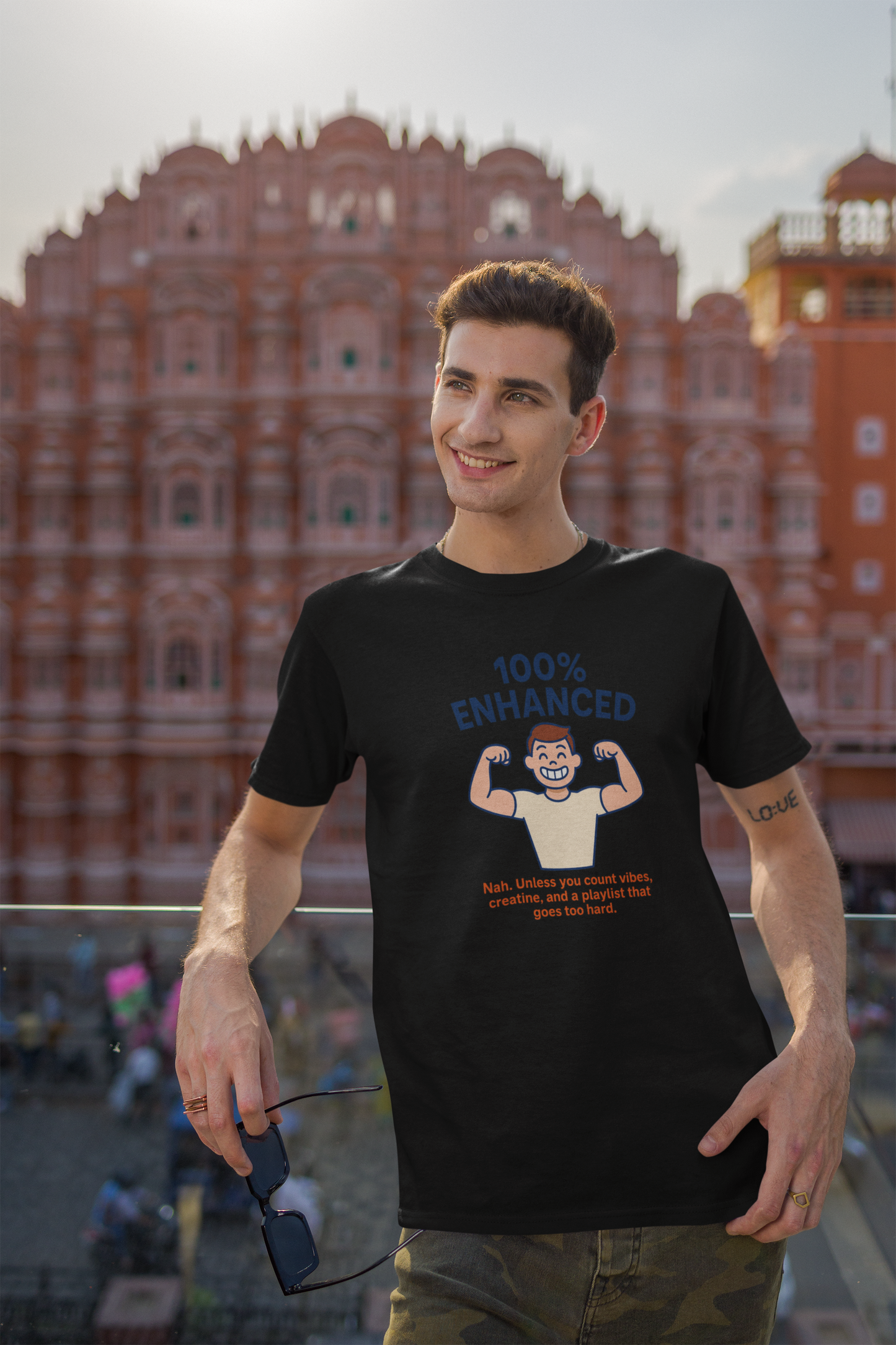 Funny Enhanced Vibes Unisex Tee