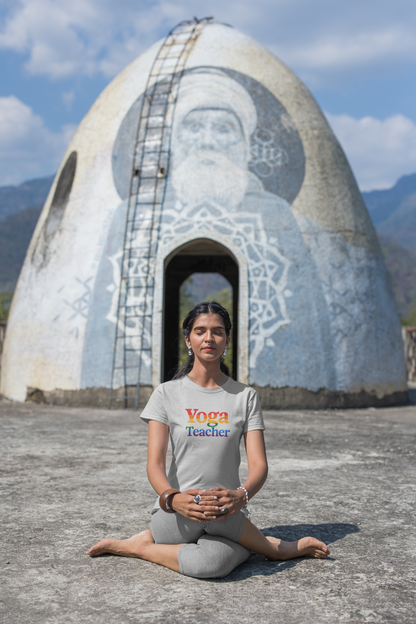 Yoga Teacher Vibes" Pride T-Shirt | Women's Yogi Gift & LGBTQ+ Apparel