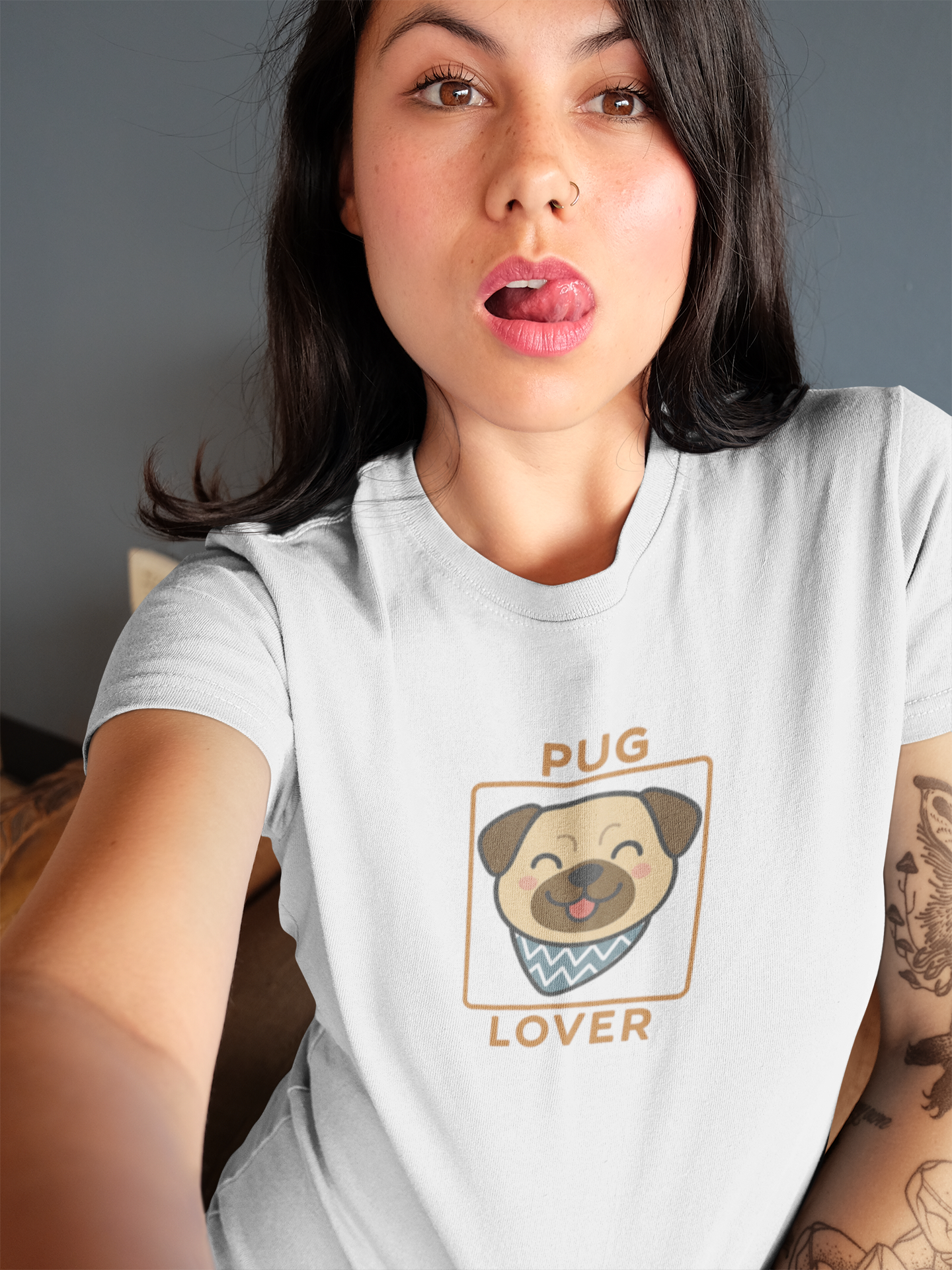 Pug Lover Unisex T-Shirt | Cute Dog Graphic & Pet Owner Gift