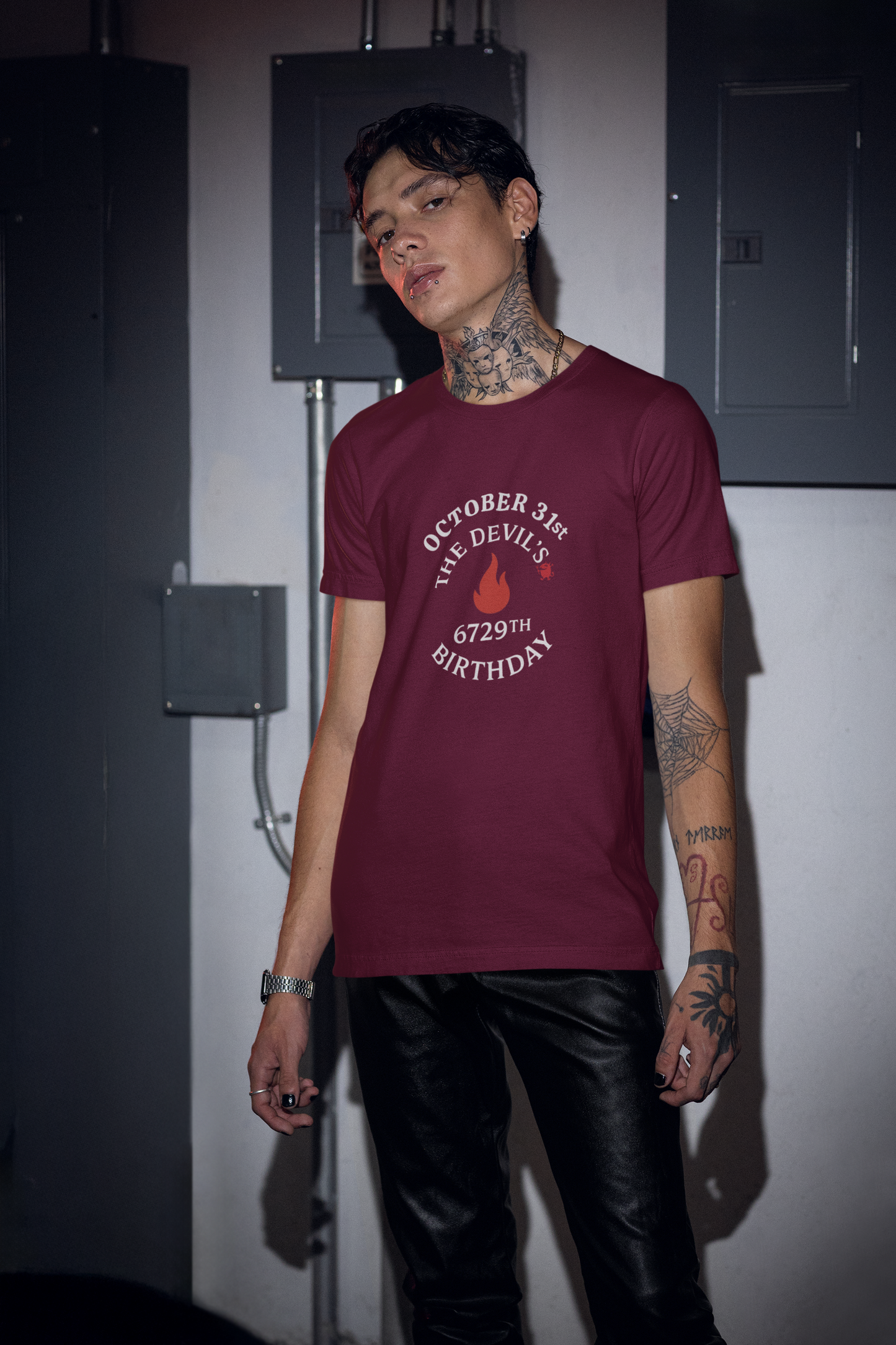 Funny Devil's Birthday Tee: Halloween October 31st Unisex Shirt