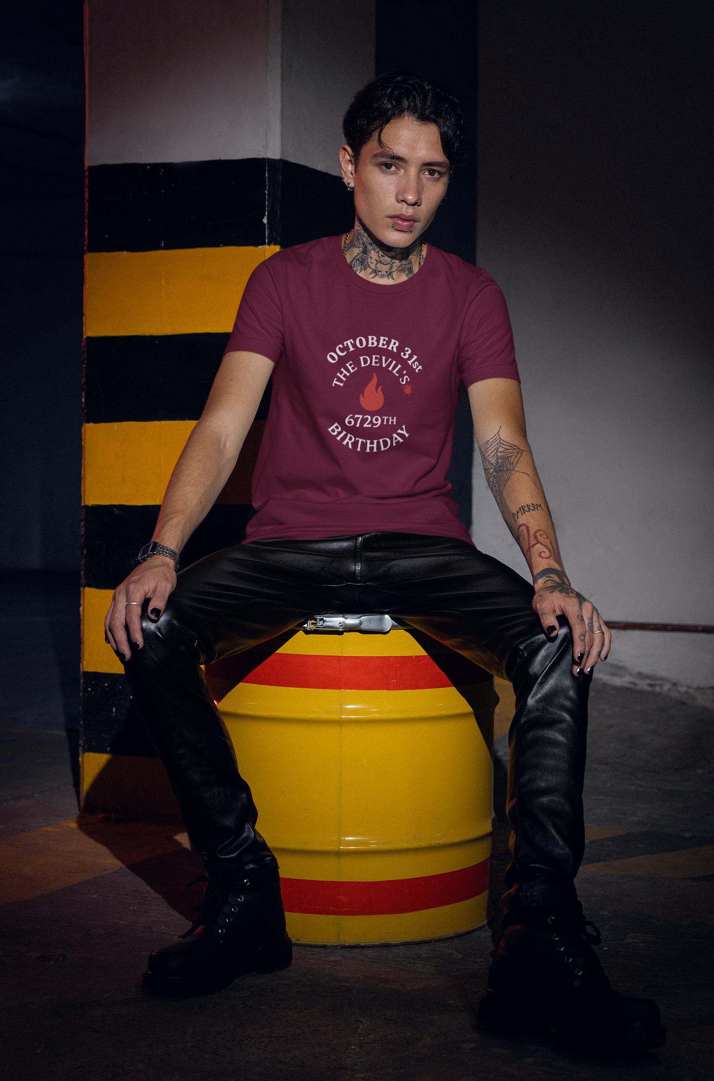 Funny Devil's Birthday Tee: Halloween October 31st Unisex Shirt