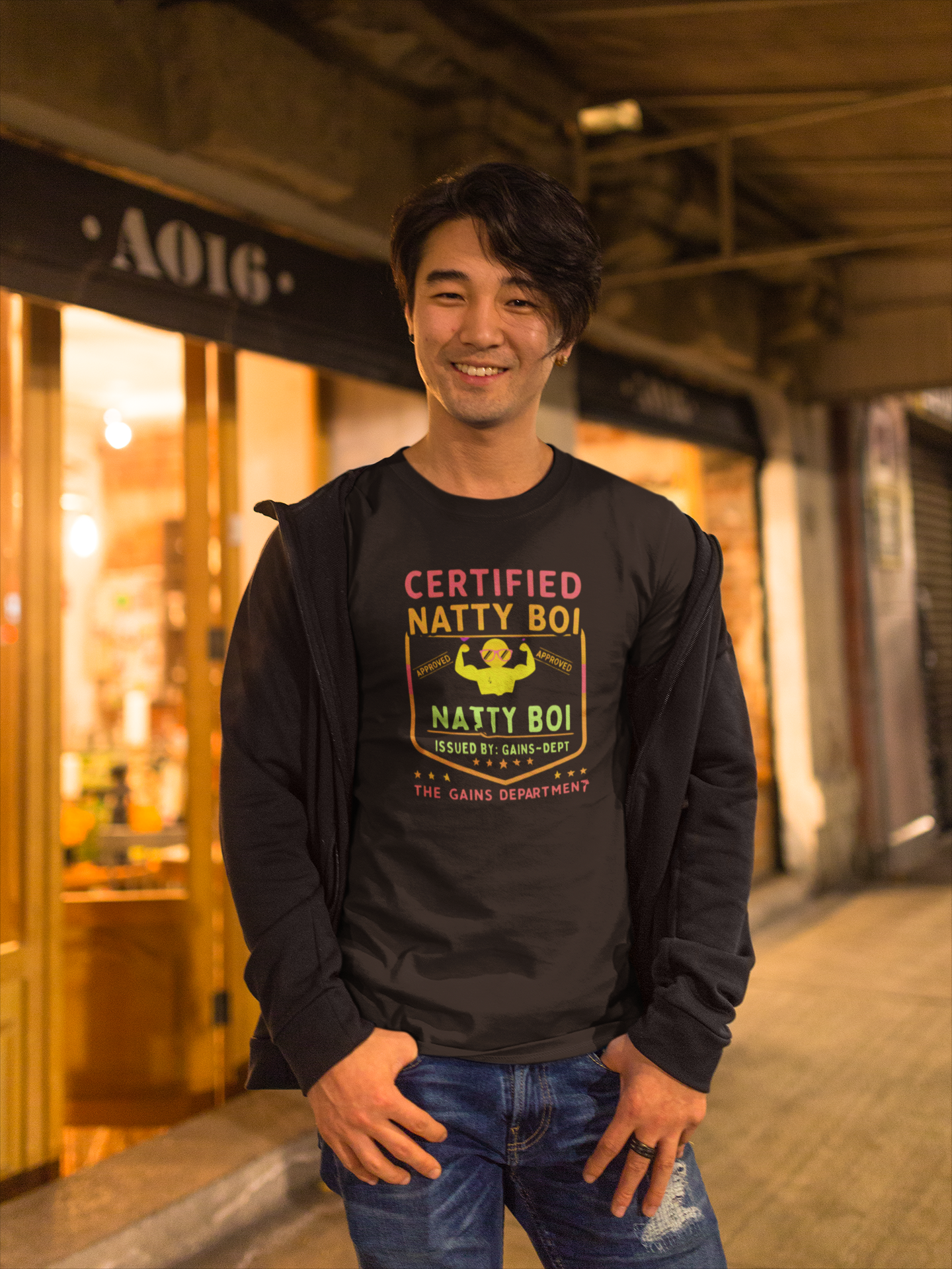 Funny Gym Certified Natty Boi Tee - Unisex Jersey Short Sleeve T-Shirt