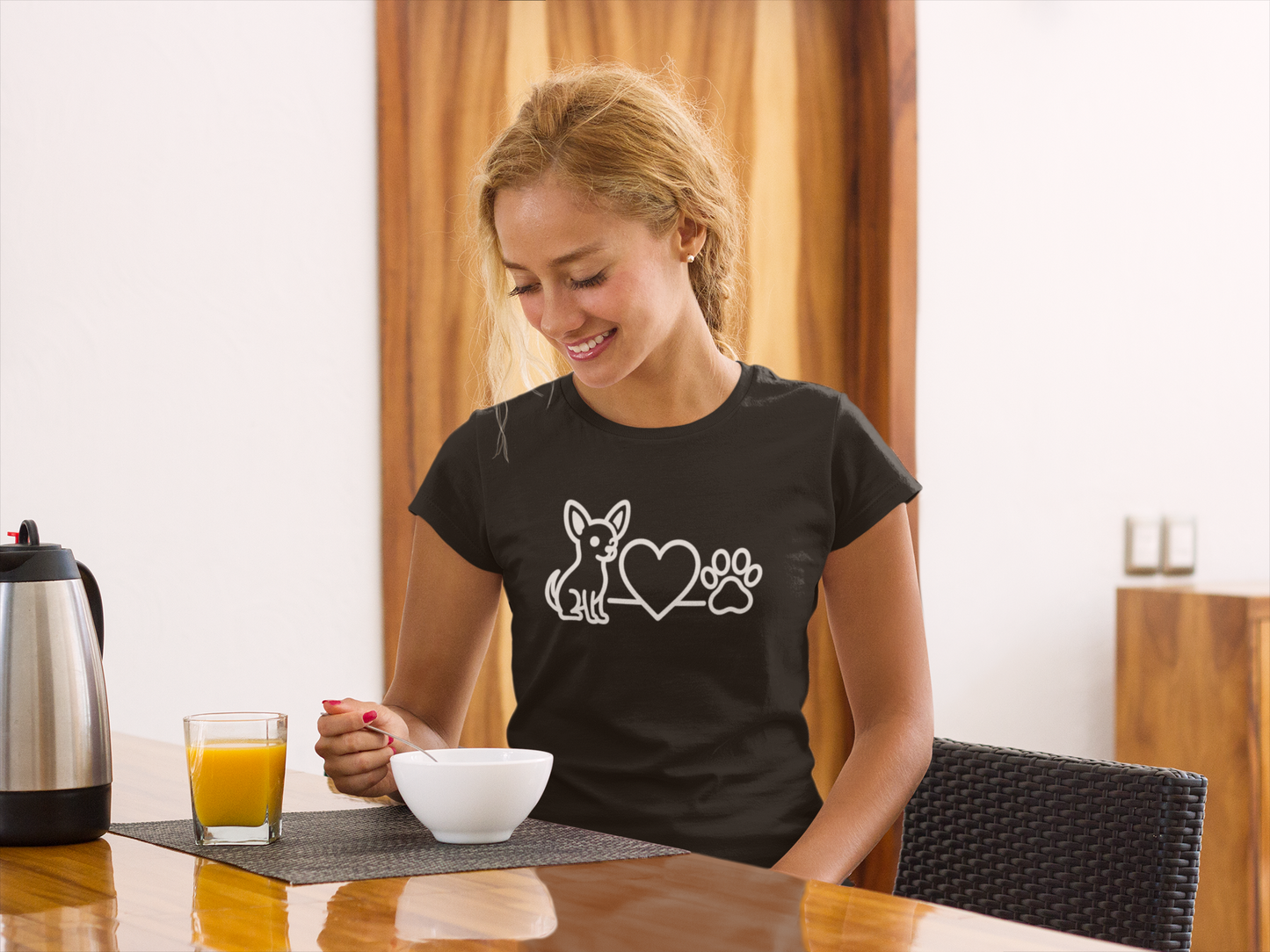 Charming Chihuahua Graphic T-Shirt | Cute Dog Mom & Pet Lover Gift