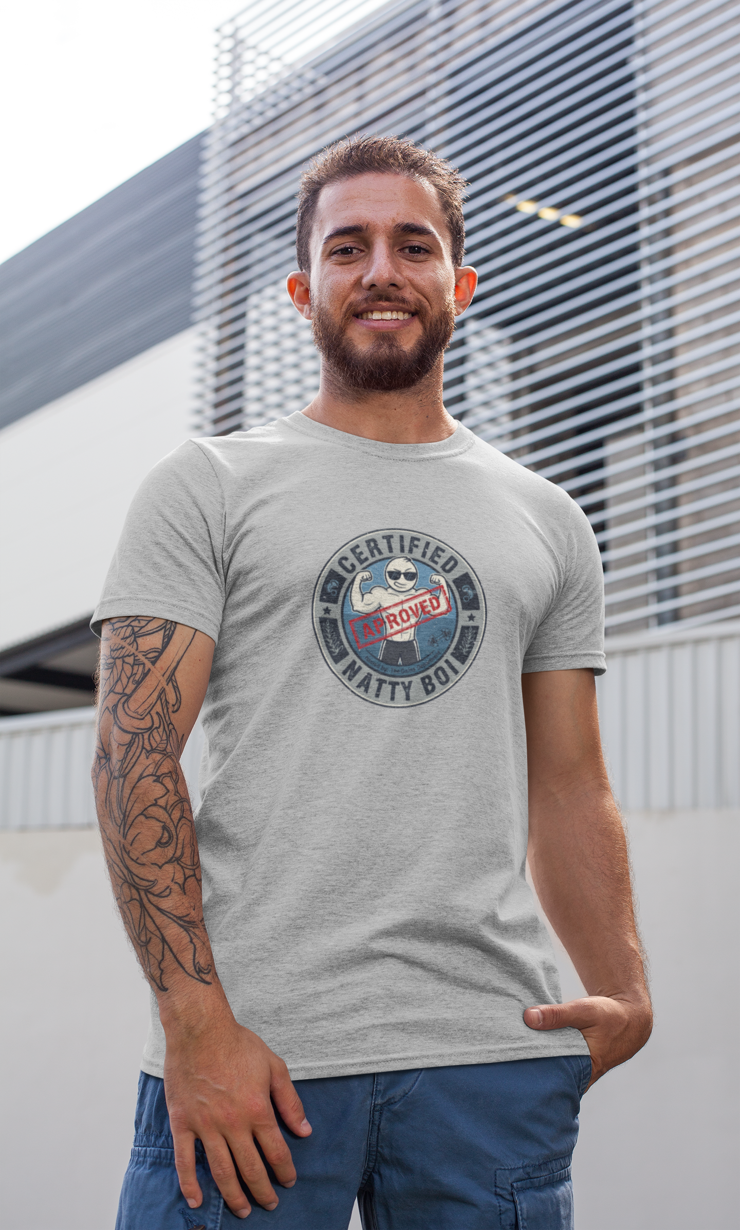 Certified Natty Boi Unisex Jersey Tee - Funny Vibes for Everyday Wear
