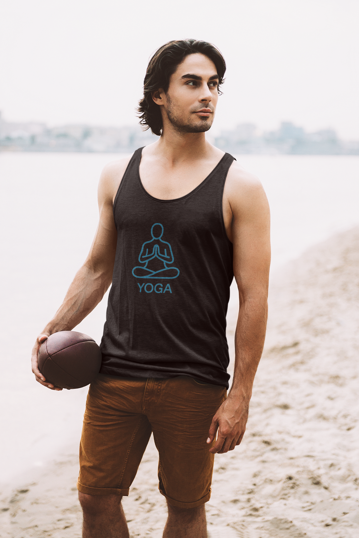 Yoga & Meditation Unisex Tank Top: Comfortable Workout & Fitness Tee