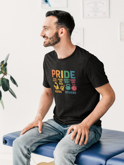 Pride Fitness Tee | Unisex Workout Shirt & LGBTQ+ Apparel