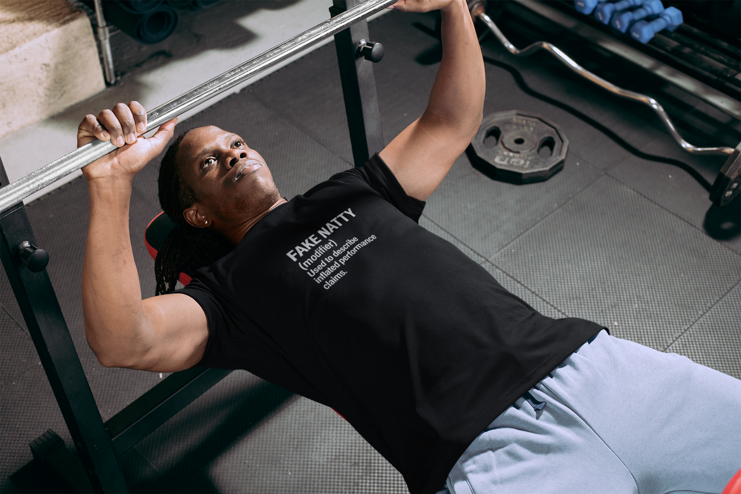 Fake Natty Shirt Gym Humor T-Shirt