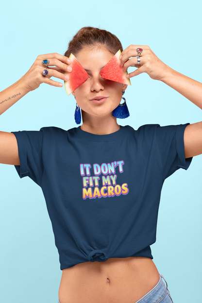 Funny Macro T-Shirt | Lightweight Unisex Tee for Fitness & Food Lovers