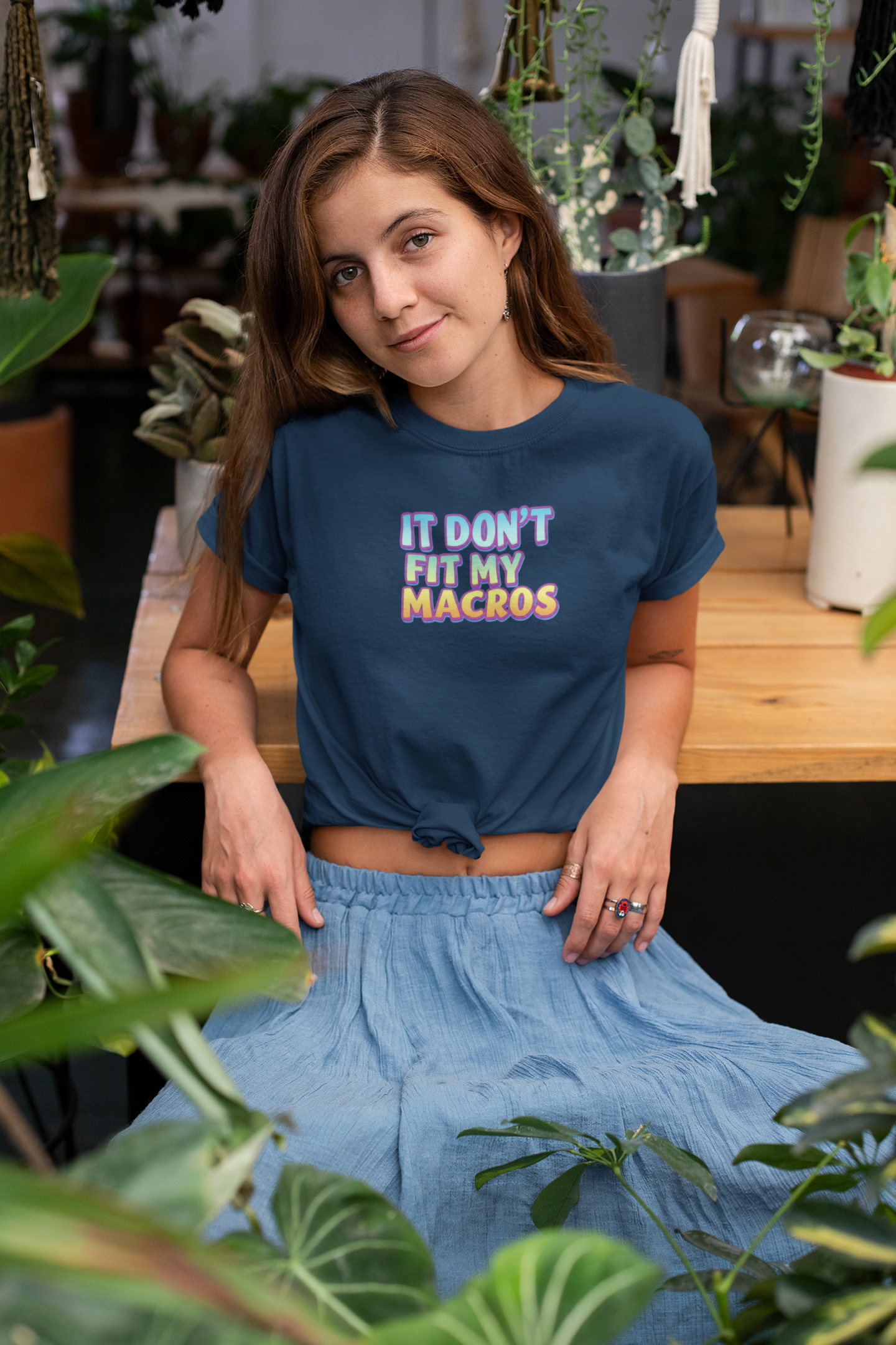 Funny Macro T-Shirt | Lightweight Unisex Tee for Fitness & Food Lovers