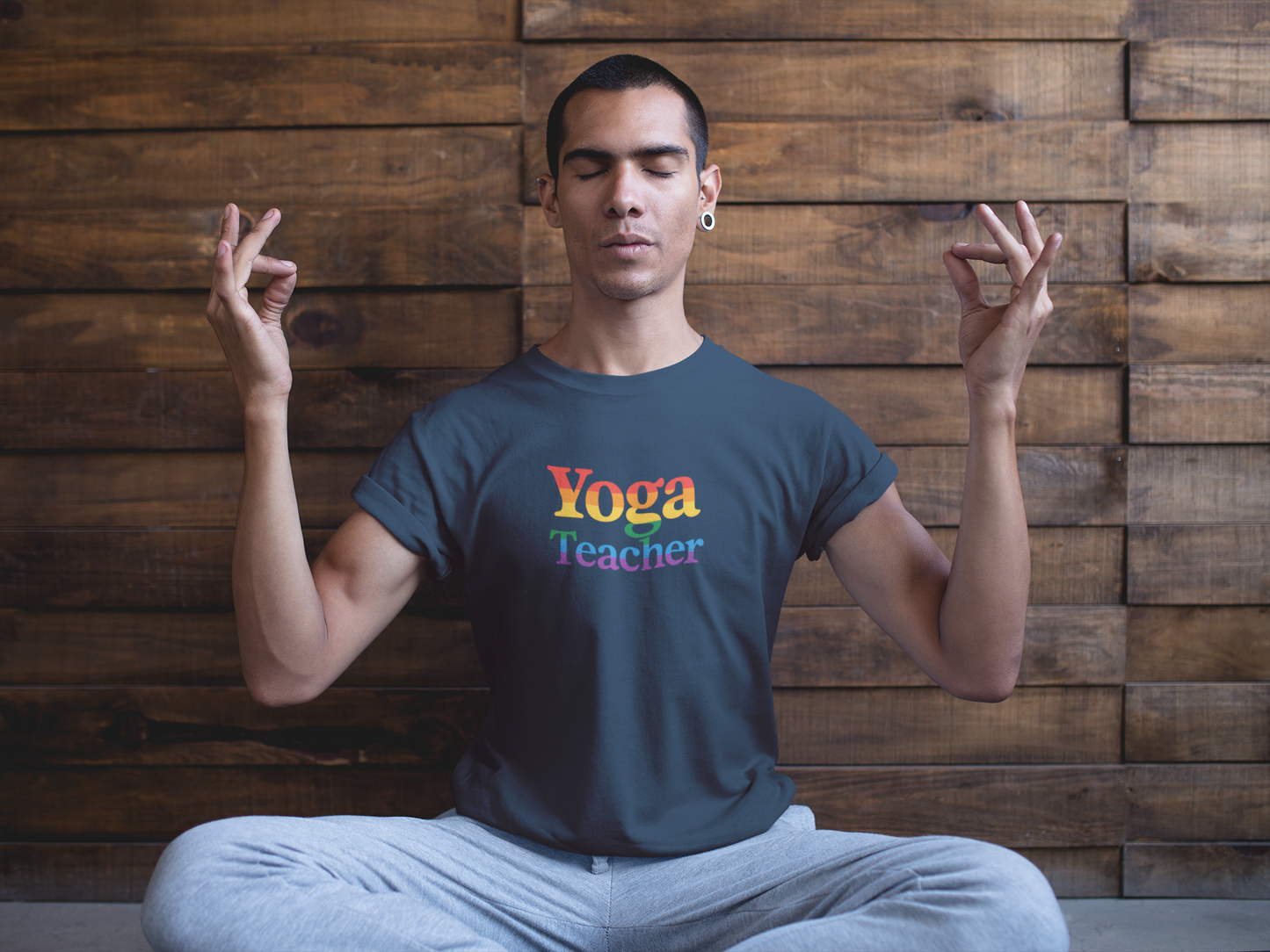 Pride LGBTQ Yoga Teacher Tee: Unisex Yoga Instructor Gift