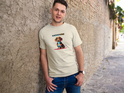 Colorful Dachshund T-Shirt | Unisex Dog Lover Gift & Pet Owner Tee
