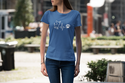 Chihuahua Heartbeat T-Shirt | Funny Dog Lover Gift & Pet Owner Tee