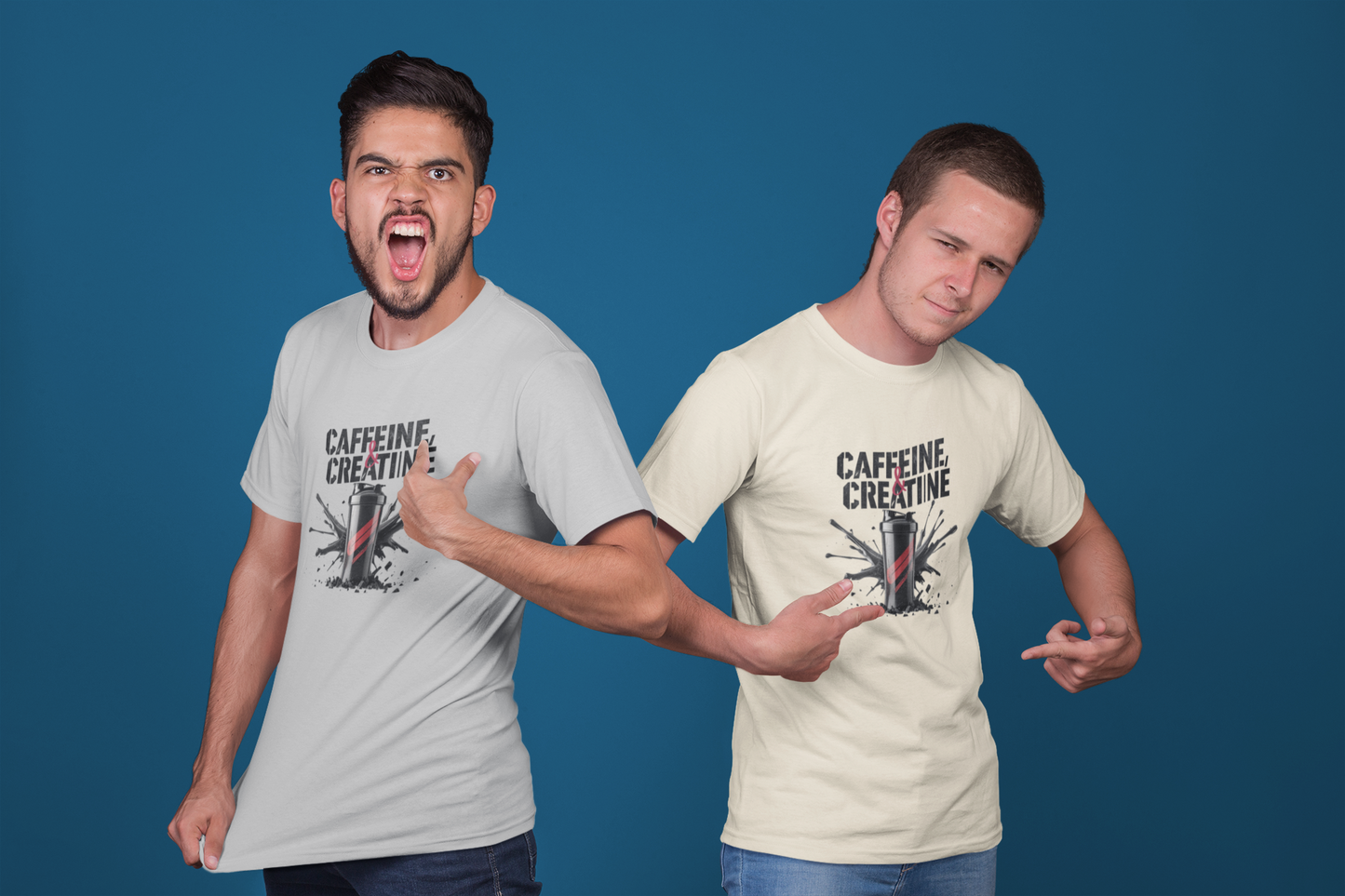 Energizing Caffeine & Creatine Tee | Gym Shirt & Motivational Athlete Gift