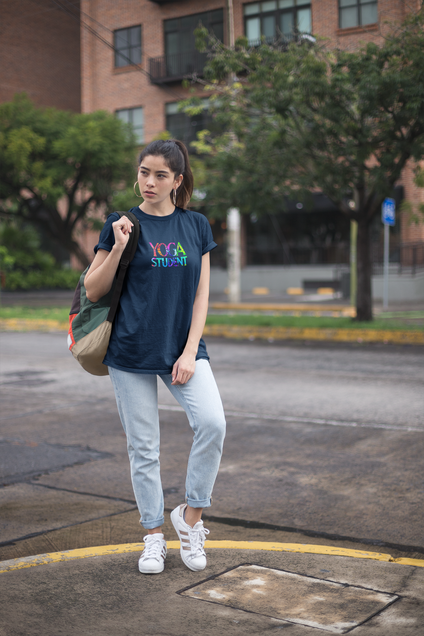 Urban Yogi Long Body Tee: Unisex Yoga & Streetwear Fashion