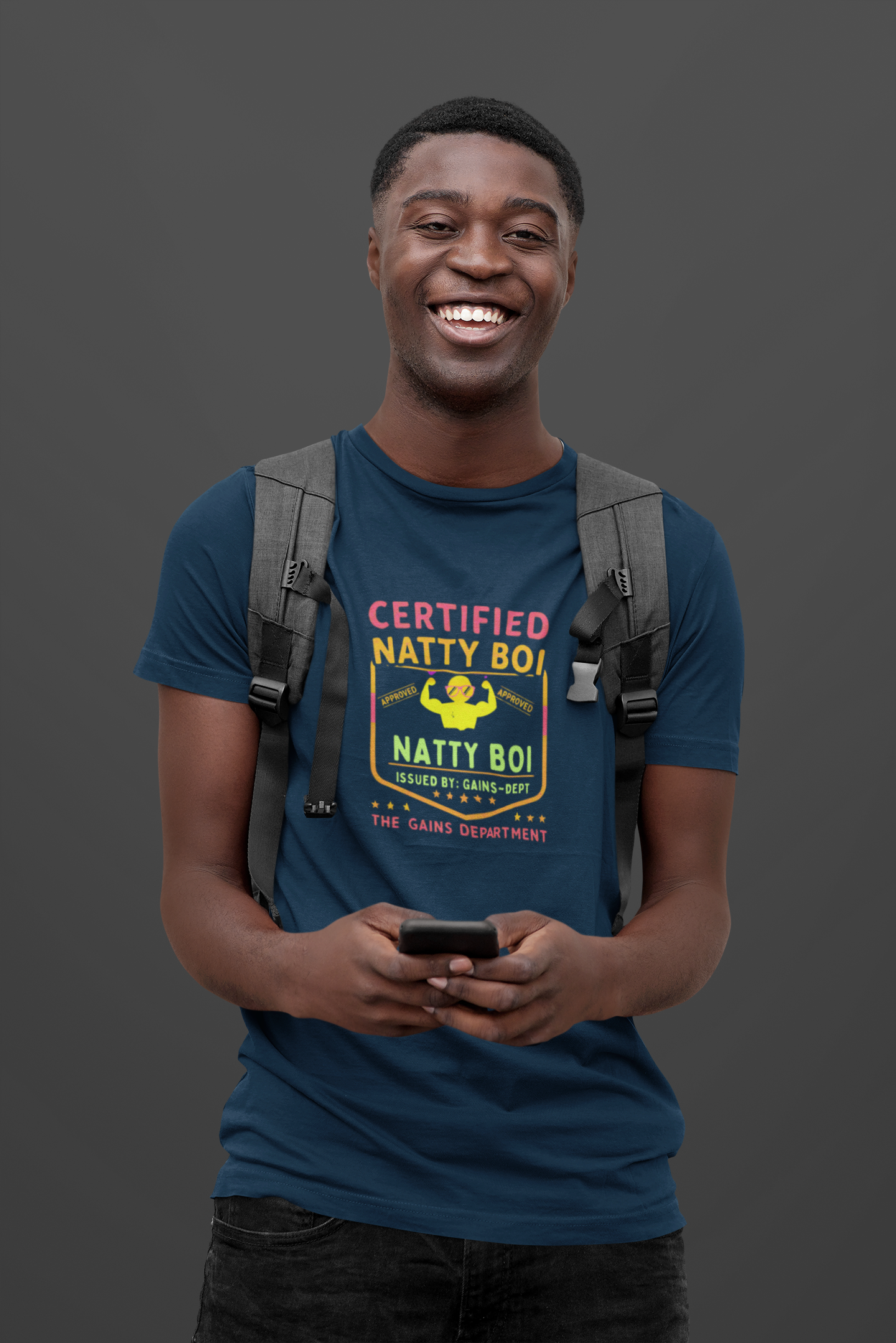 Funny Gym Certified Natty Boi Tee - Unisex Jersey Short Sleeve T-Shirt