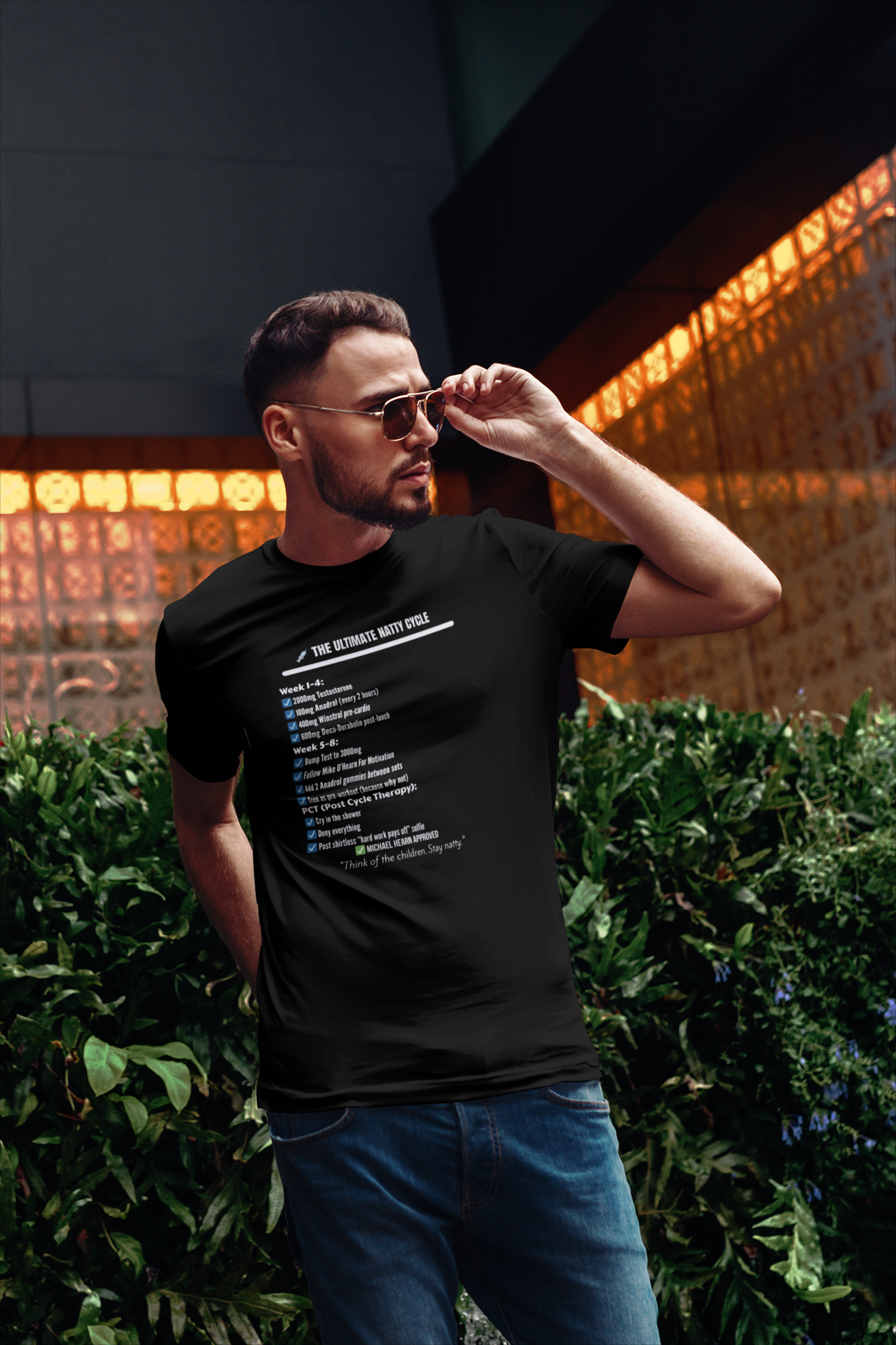 Funny "Natty Cycle" T-Shirt | Unisex Fitness & Gym Humor Tee