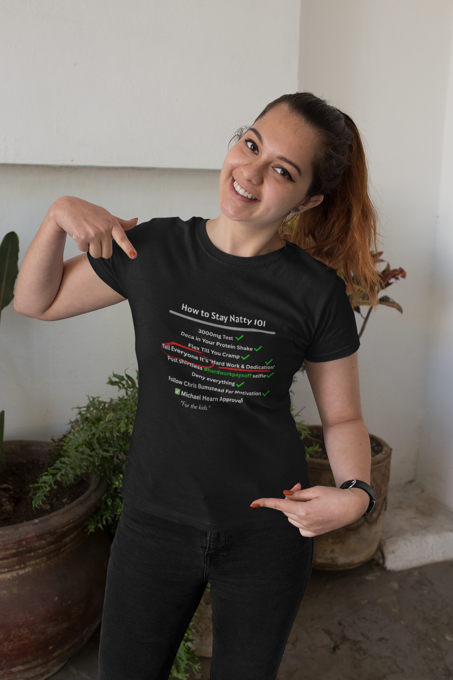 How to Stay Natty 101 Funny T-Shirt | Unisex Fitness & Gym Humor Tee