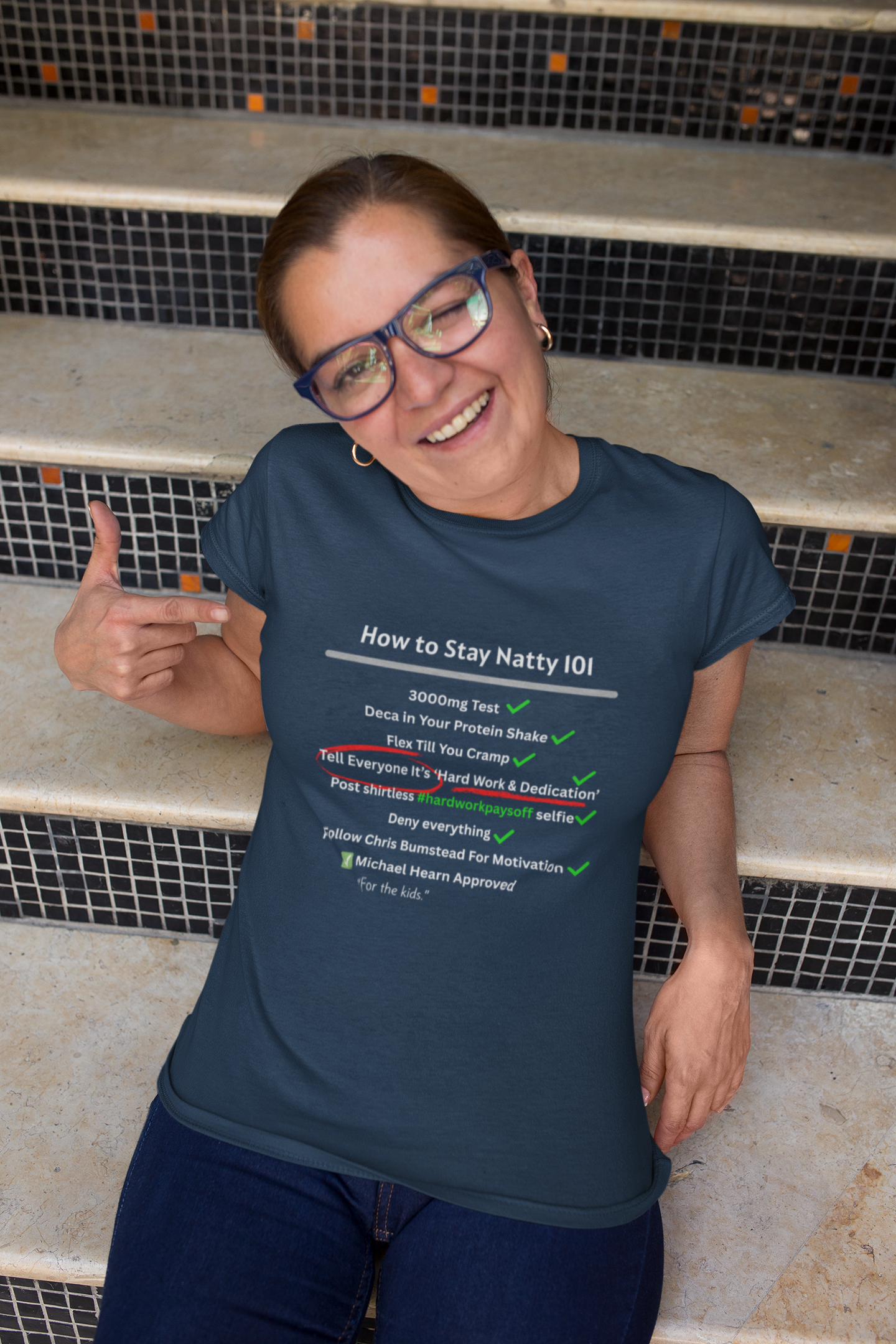 How to Stay Natty 101 Funny T-Shirt | Unisex Fitness & Gym Humor Tee