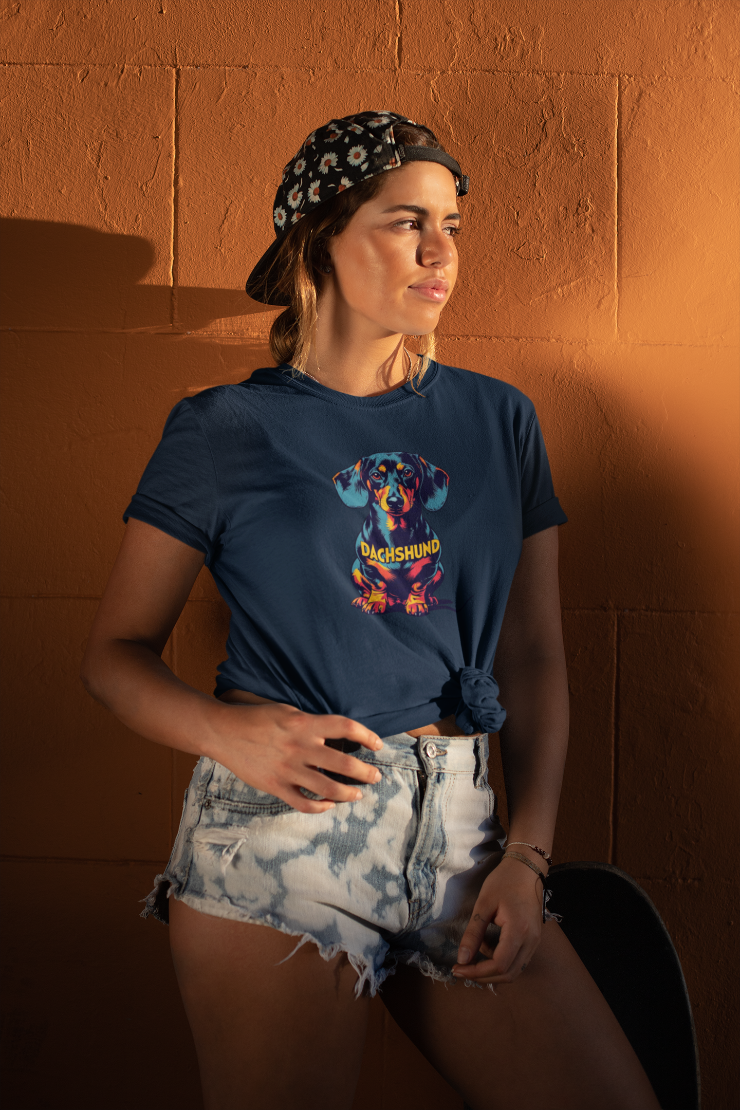 Colorful Dachshund T-Shirt | Cute Wiener Dog Tee, Dog Lover Gift, Unisex Pet Owner Shirt