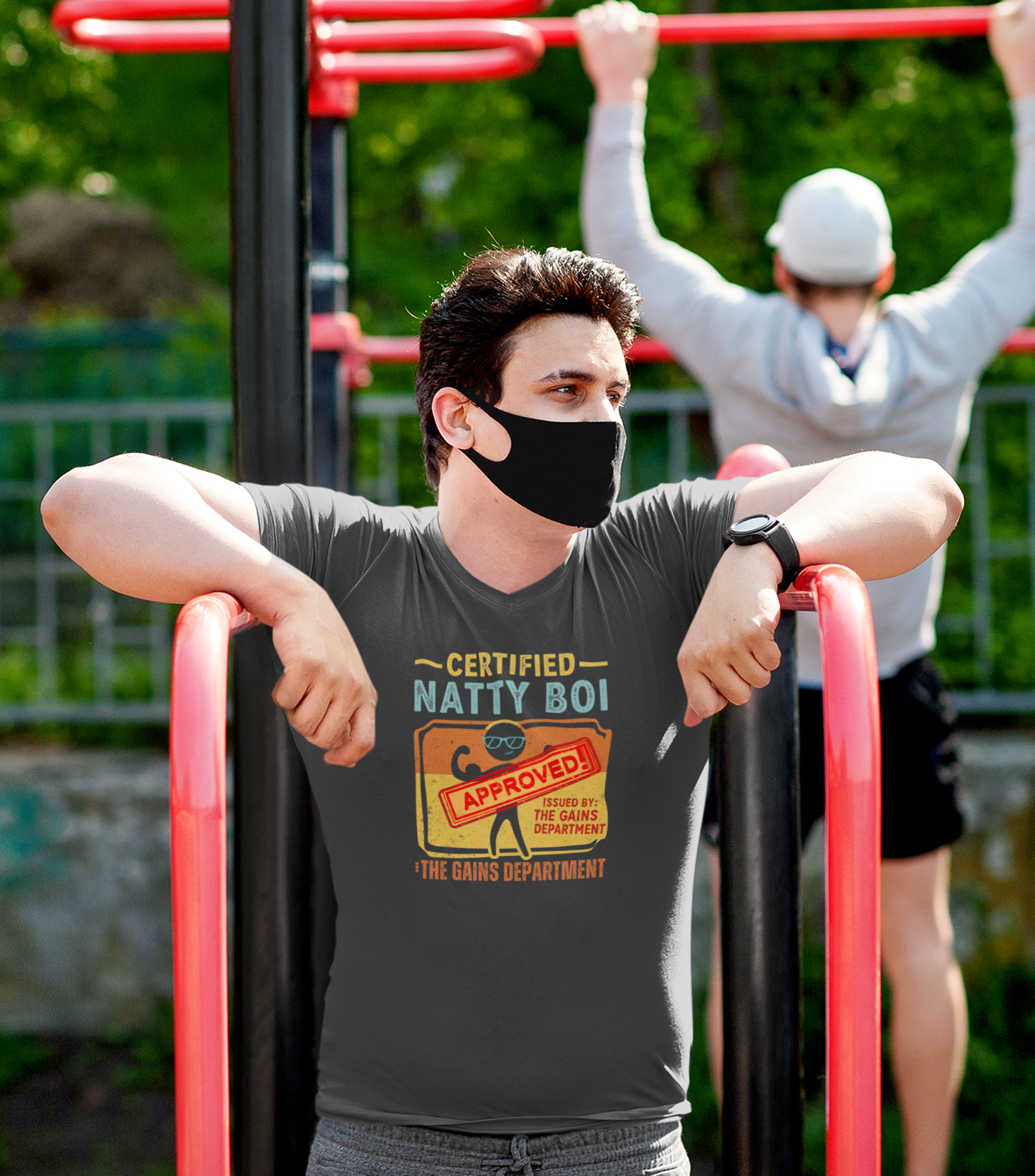 Certified Natty Boi Funny T-Shirt | Unisex Fitness & Gym Gift