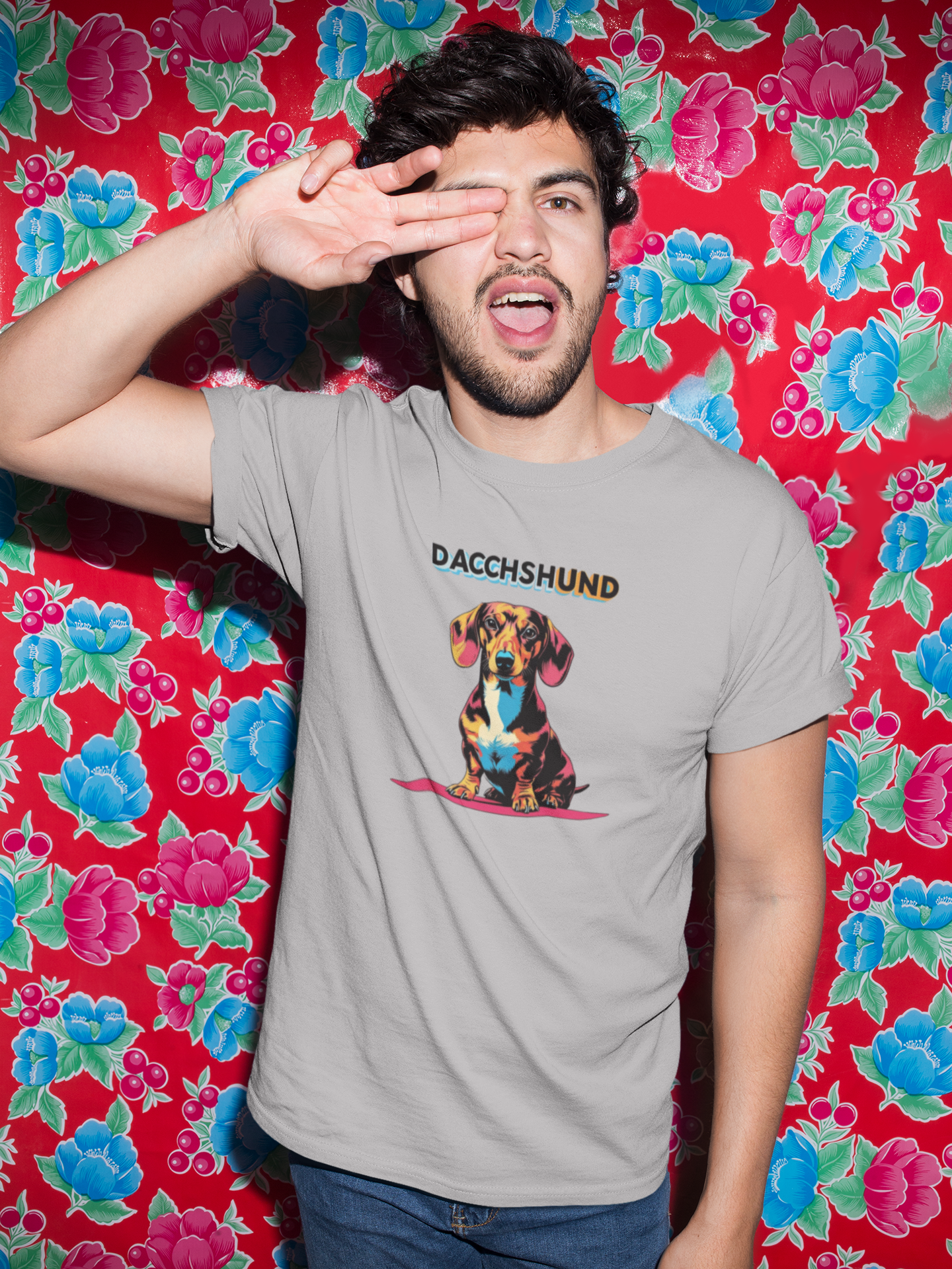 Colorful Dachshund T-Shirt | Unisex Dog Lover Gift & Pet Owner Tee