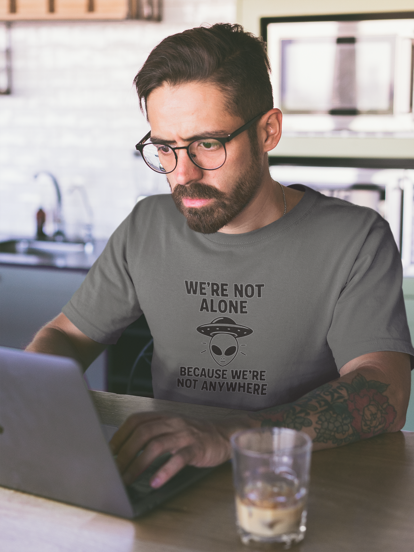 Funny Alien Quote T-Shirt | Unisex Sci-Fi Lover &amp; UFO Tee