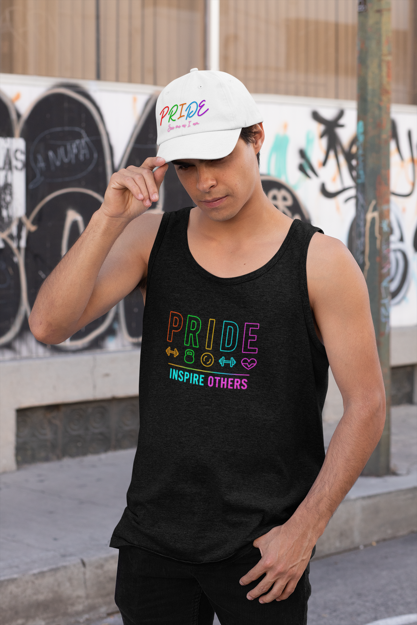 Pride Inspire Others Tank Top | Unisex LGBTQ+ Apparel & Festival Wear