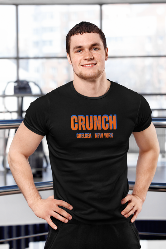 Crunch Chelsea Graphic Distress  Tee, Unisex Jersey Tee, NYC Fashion,
