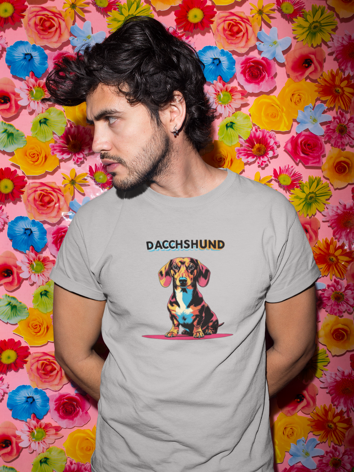 Colorful Dachshund T-Shirt | Unisex Dog Lover Gift & Pet Owner Tee