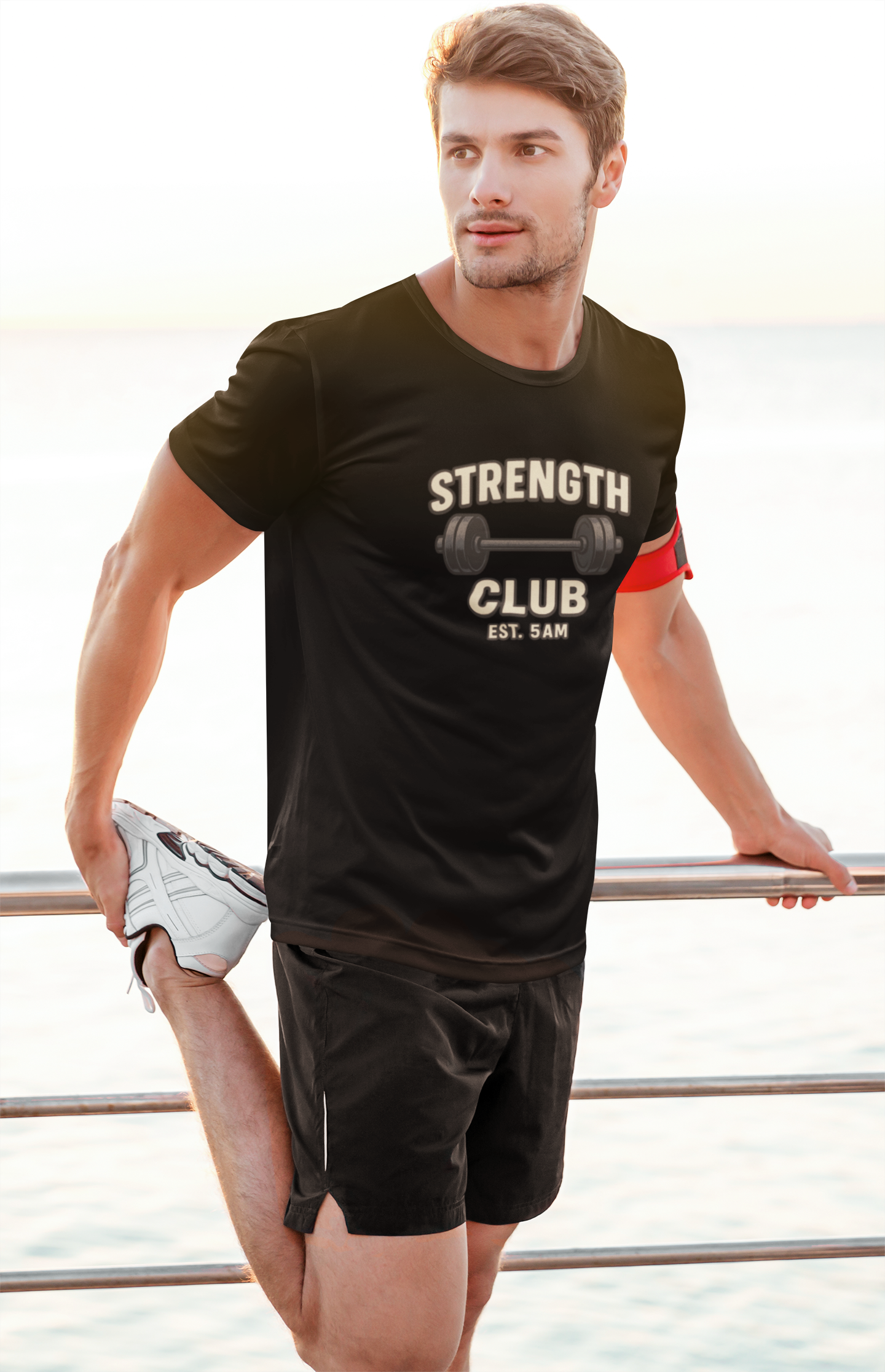 Strength Club Moisture-Wicking Tee | Unisex Gym Apparel & Fitness Gift