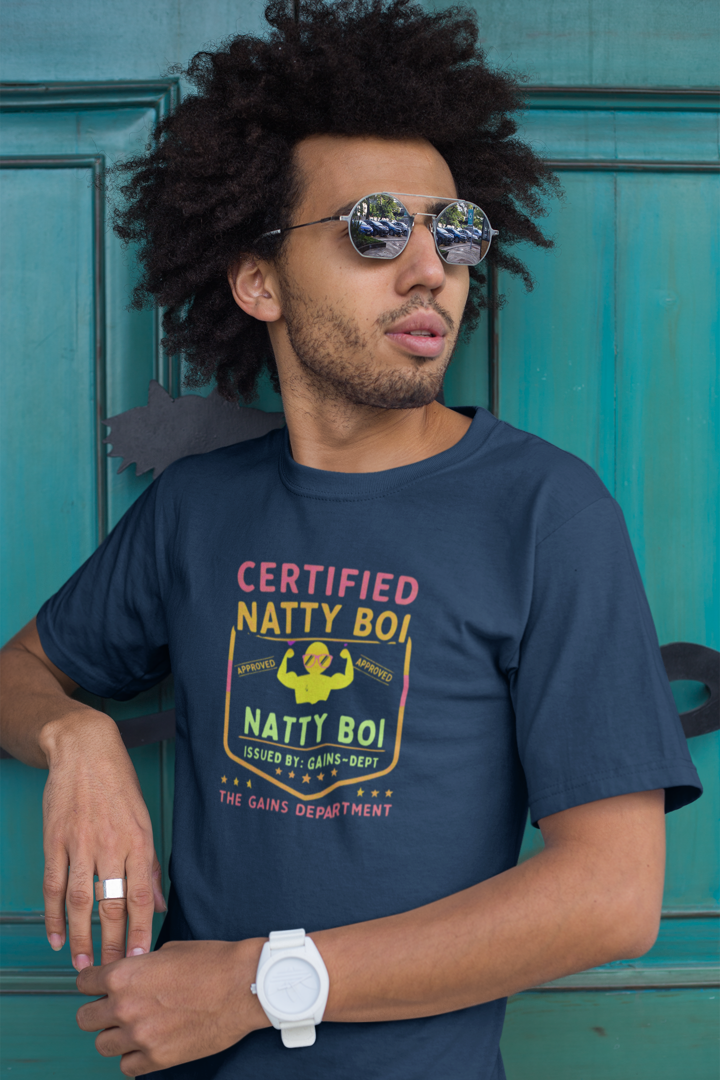Funny Gym Certified Natty Boi Tee - Unisex Jersey Short Sleeve T-Shirt