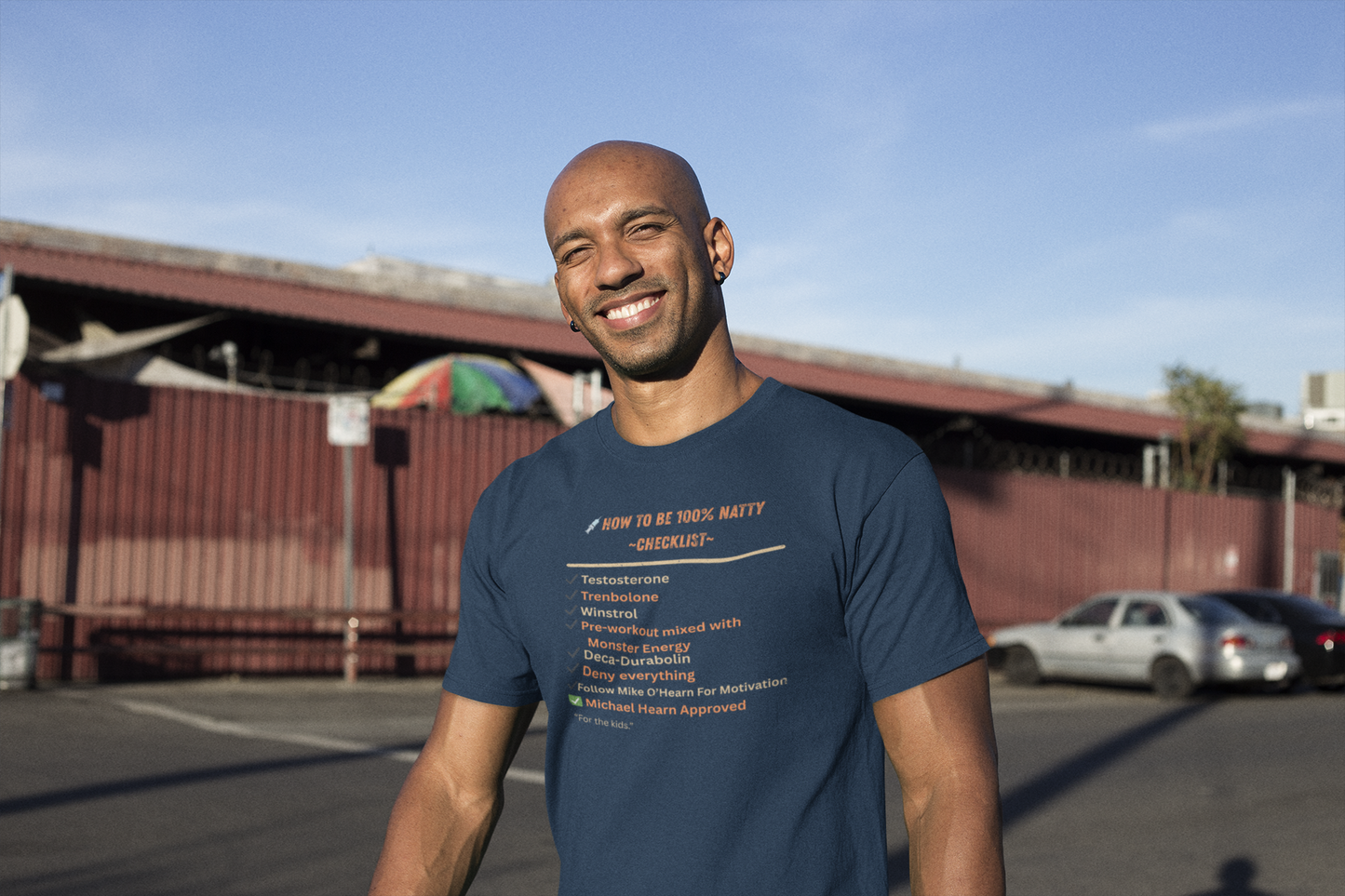 Natty Checklist Funny T-Shirt | Unisex Fitness & Gym Humor Tee