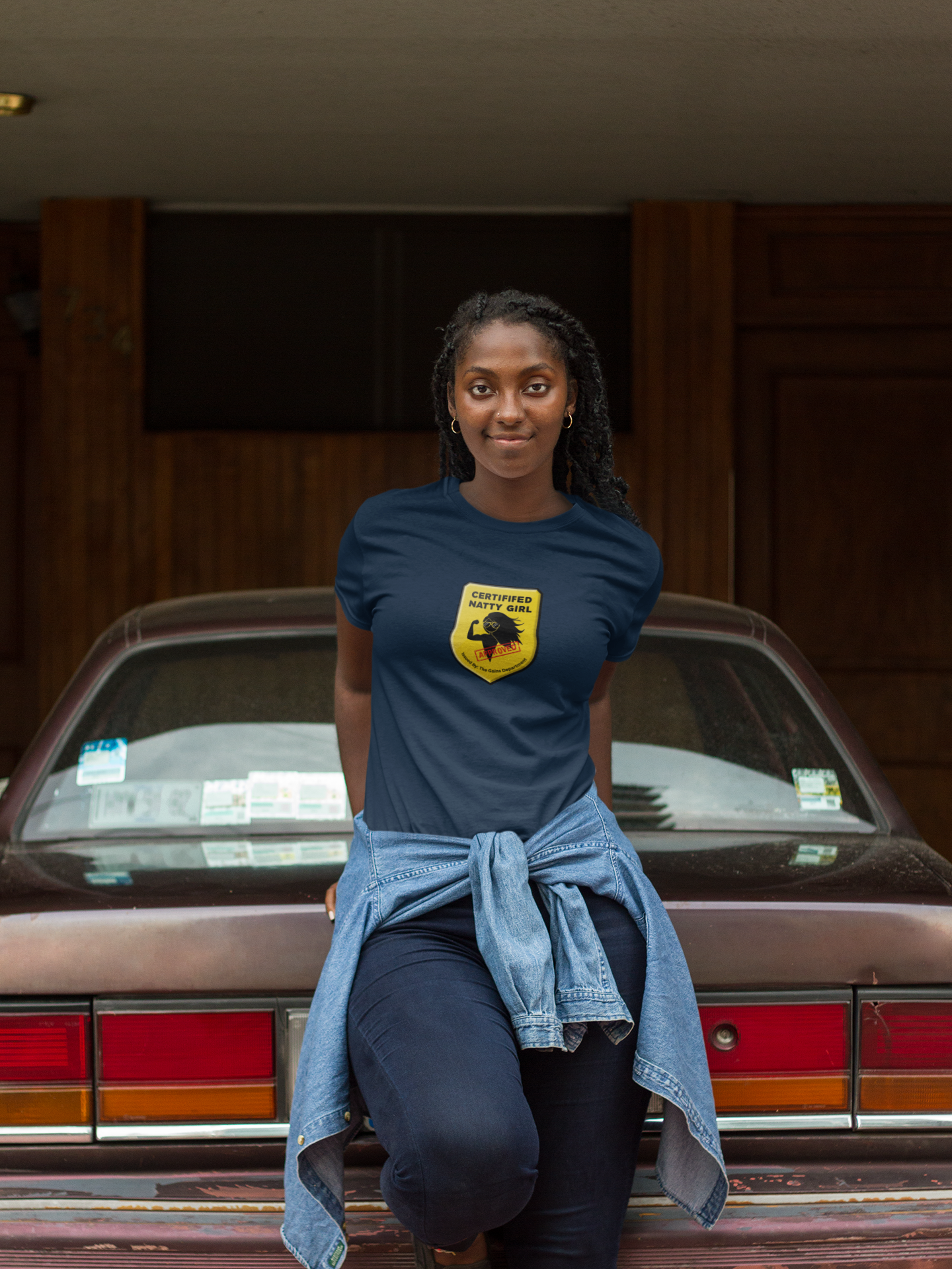 Certified Natty Girl Funny T-Shirt | Unisex Fitness & Gym Gift