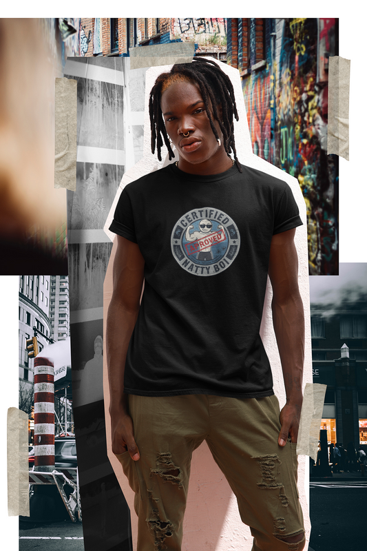 Certified Natty Boi Funny T-Shirt | Unisex Fitness & Gym Gift