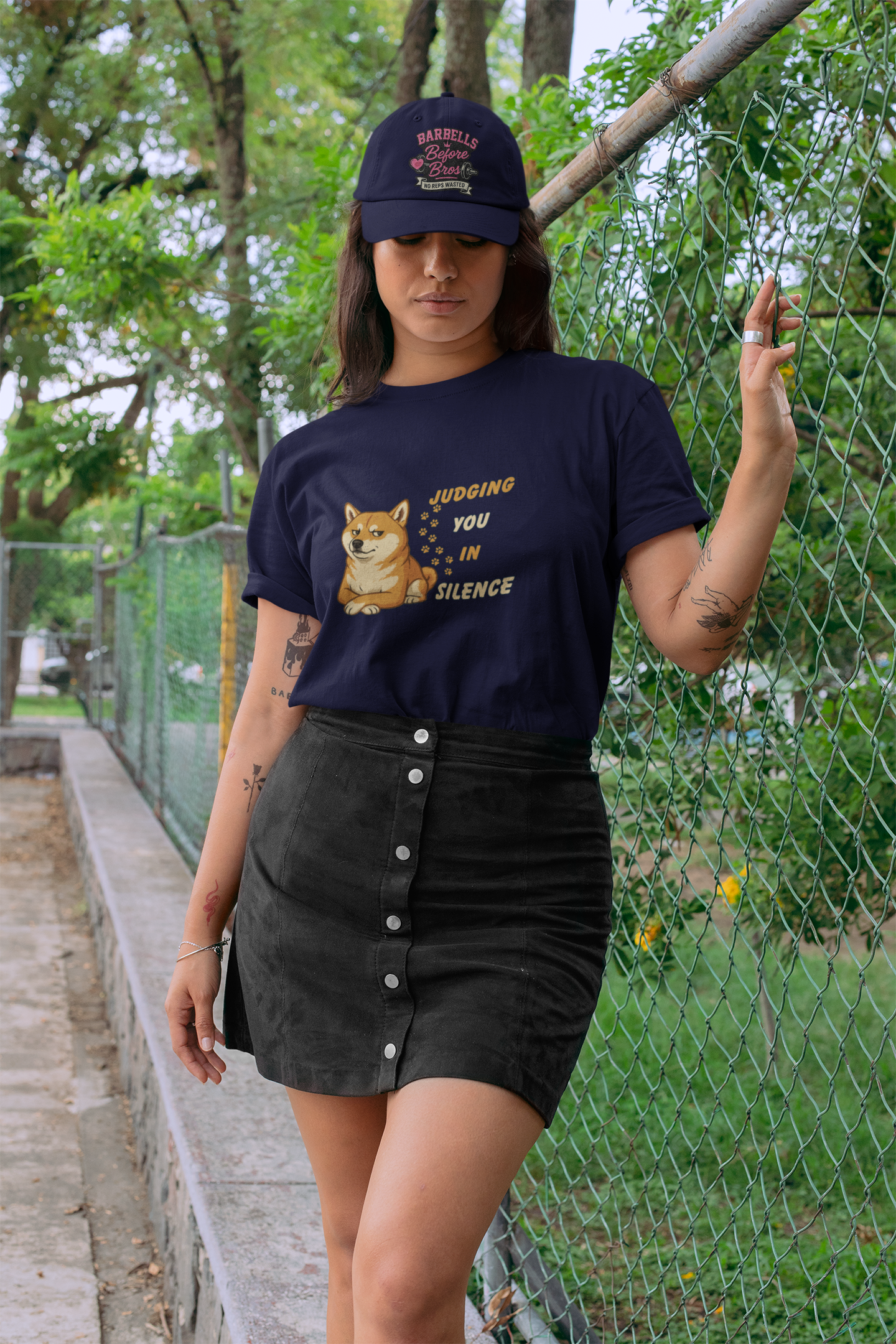 Funny Shiba Inu Judgment T-Shirt - Unisex Jersey Tee for Pet Lovers